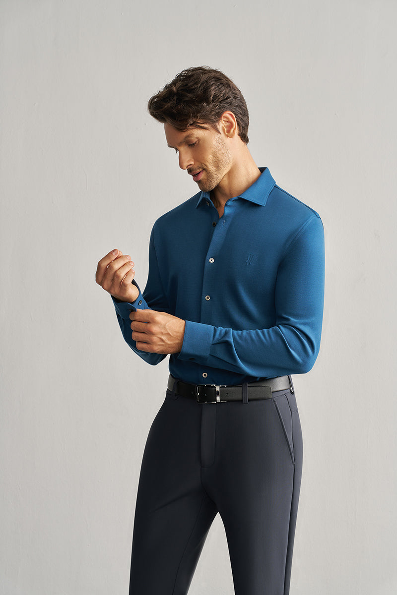 Swan Lake Orchid Luxurious Stretch Shirt-OWN DREAM Shirts