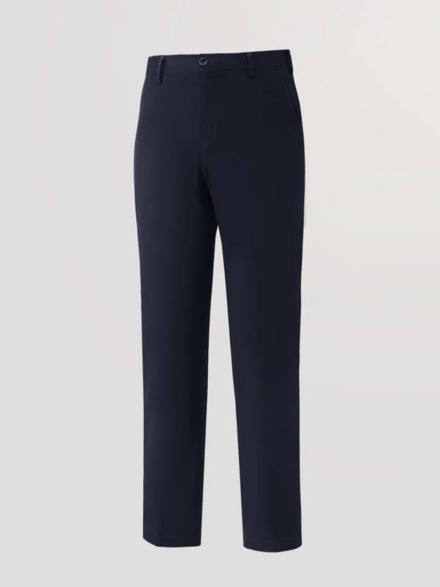 Night Sky Blue / Black Printed Cotton Stretch Dress Pants-OWN DREAM Shirts