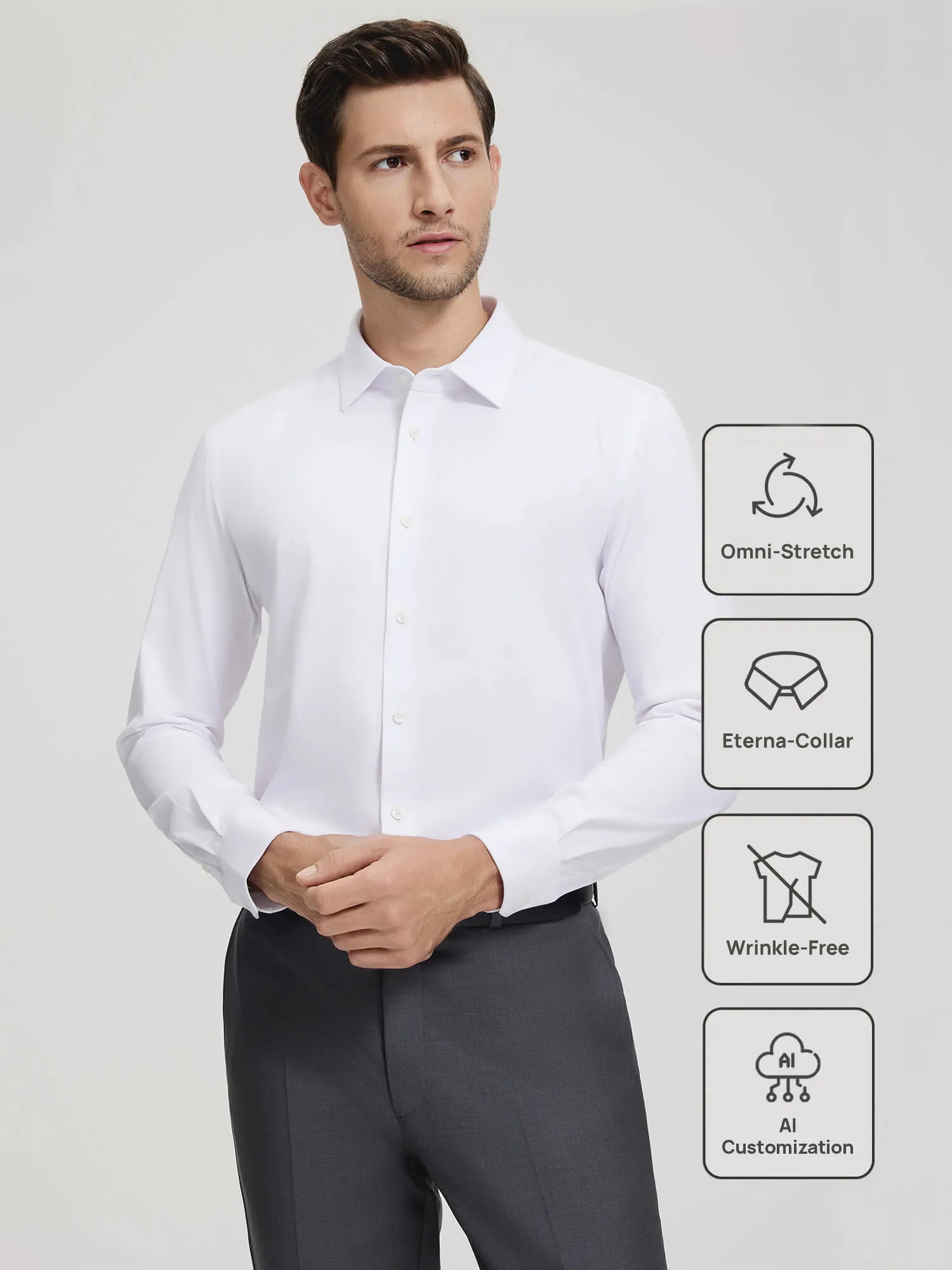 Prima Cotton High-Stretch Shirts