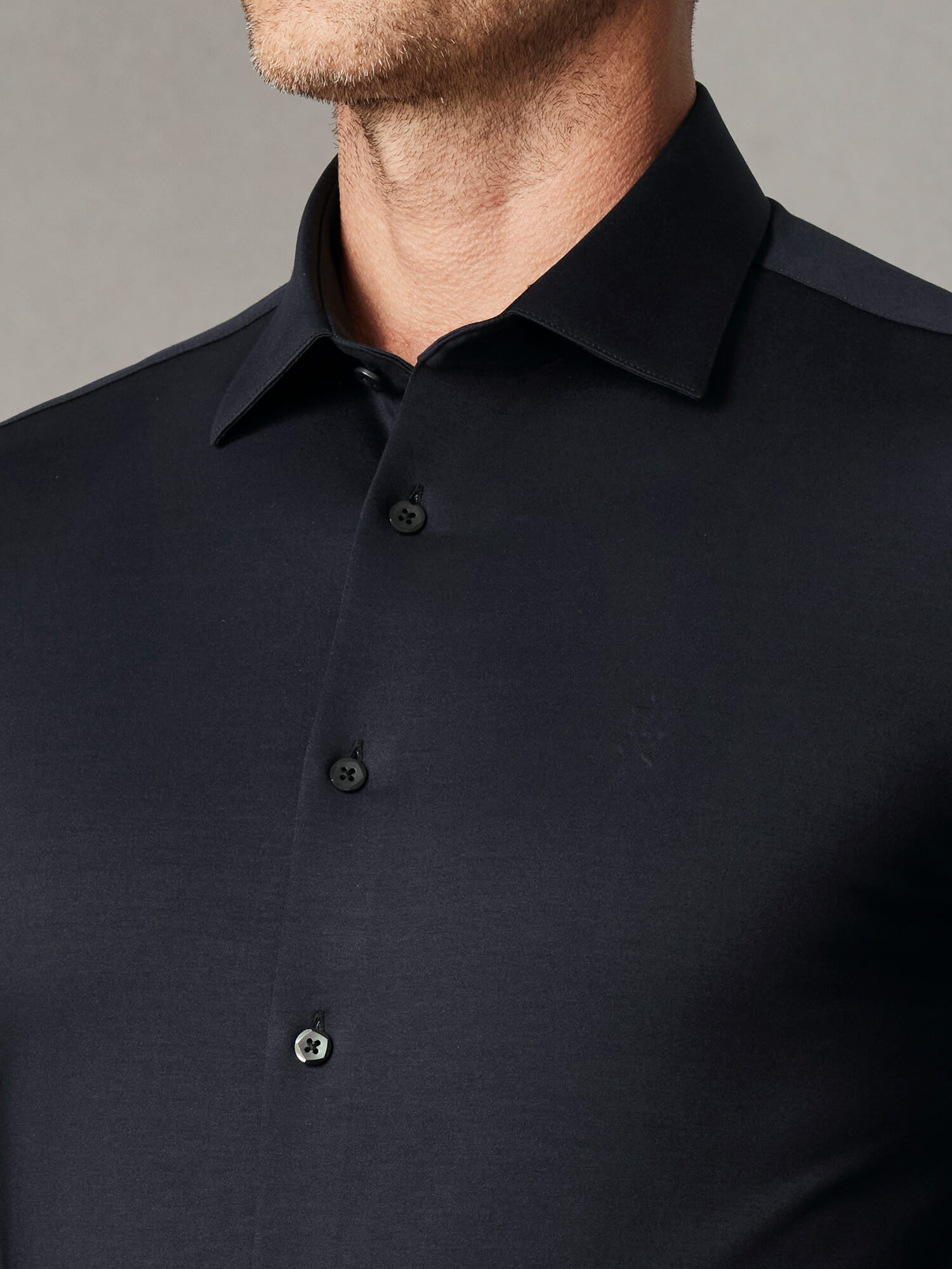 S50 Ice-Glazed Silk Blue​ Shirt​-Own Dream Shirts-Dress Shirts for Men