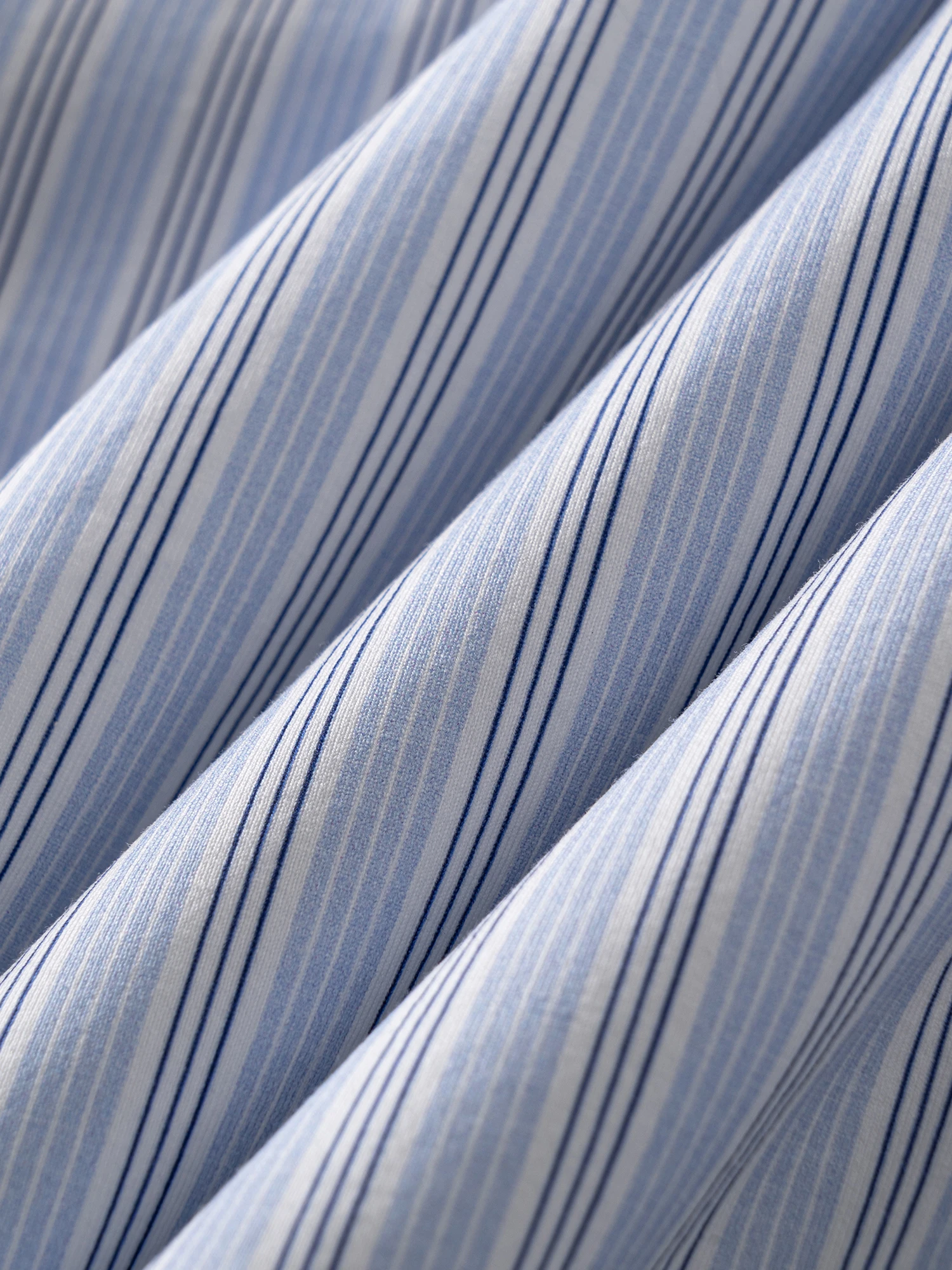 Glacier Stream Blue Stripe Stretch Shirt