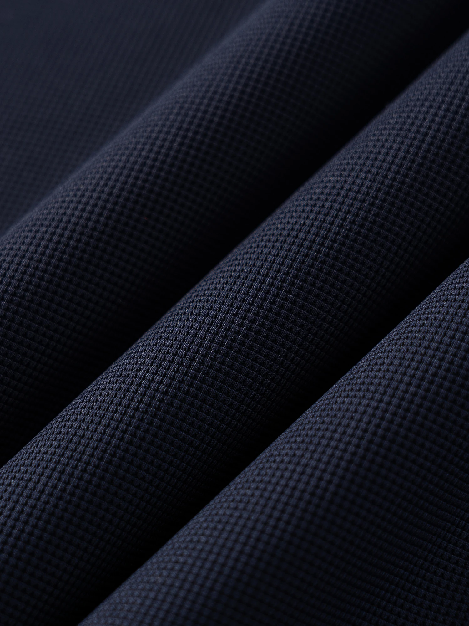 Deep Navy Stretch Polo