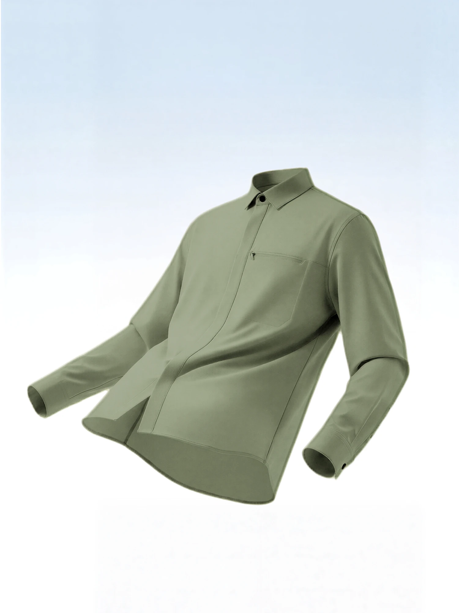 Desert Khaki Travel Stretch Shirt