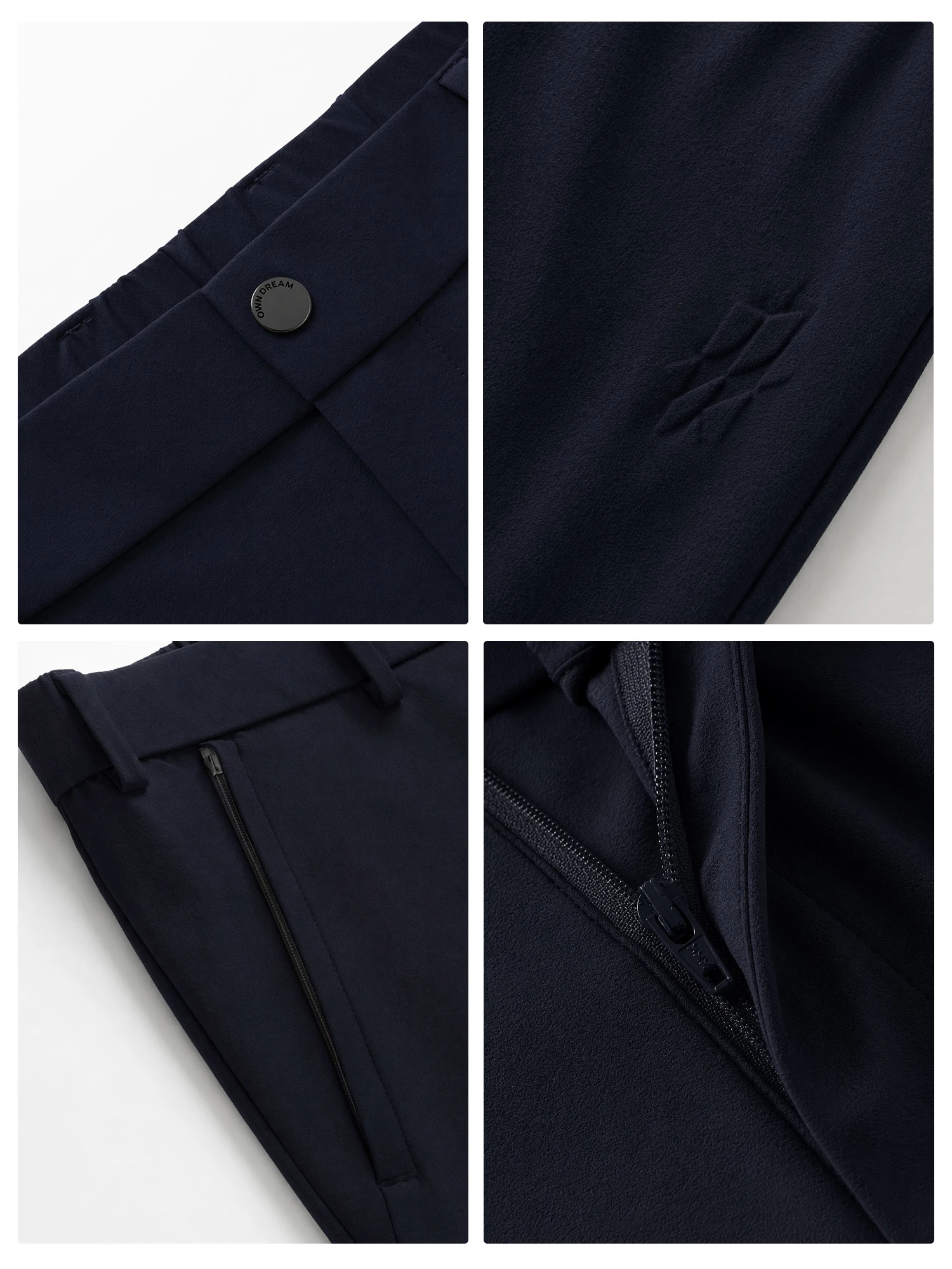 Deep Navy Travel Stretch Pants