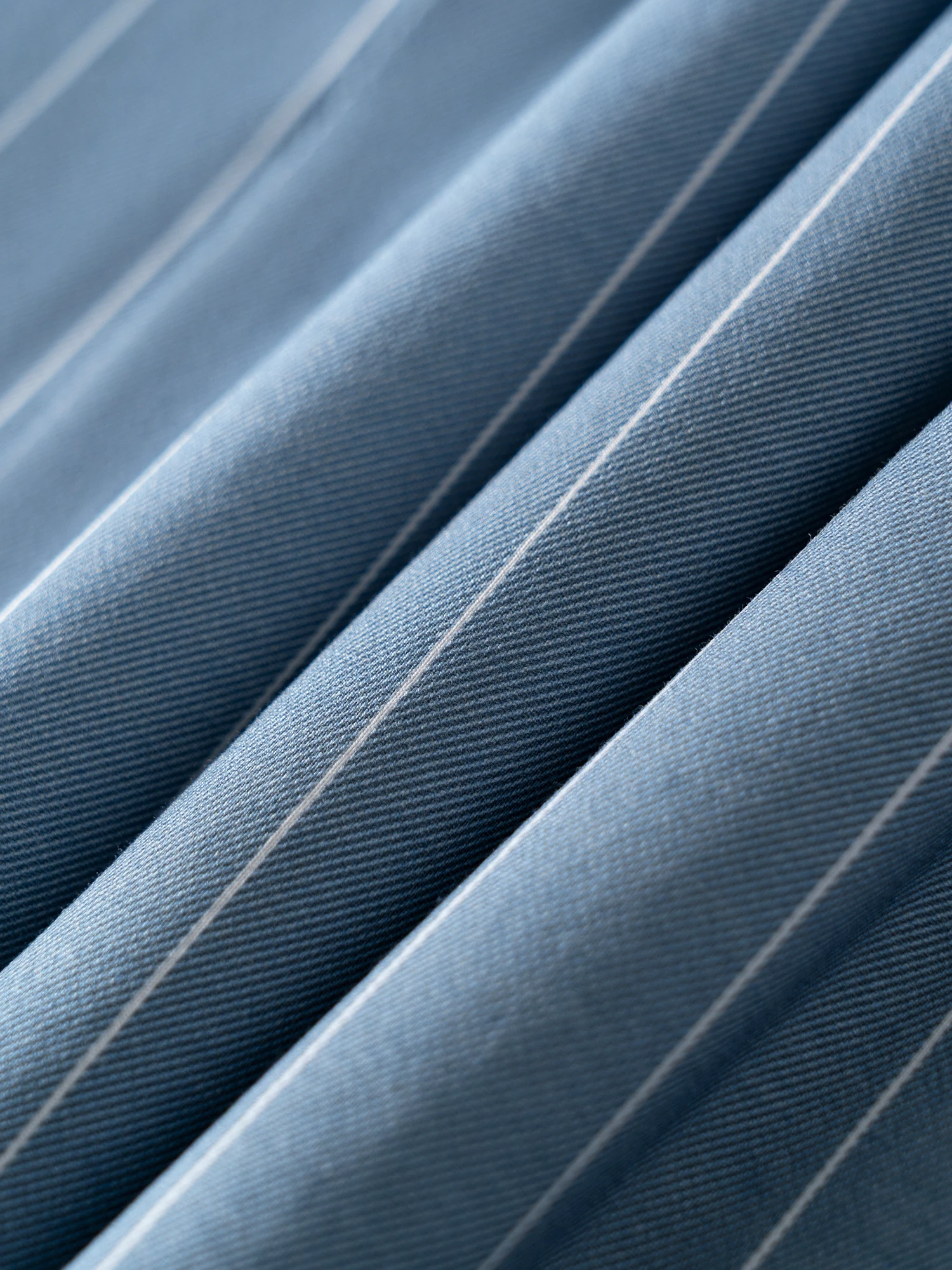 Ocean Mist Blue Stripe Stretch Shirt