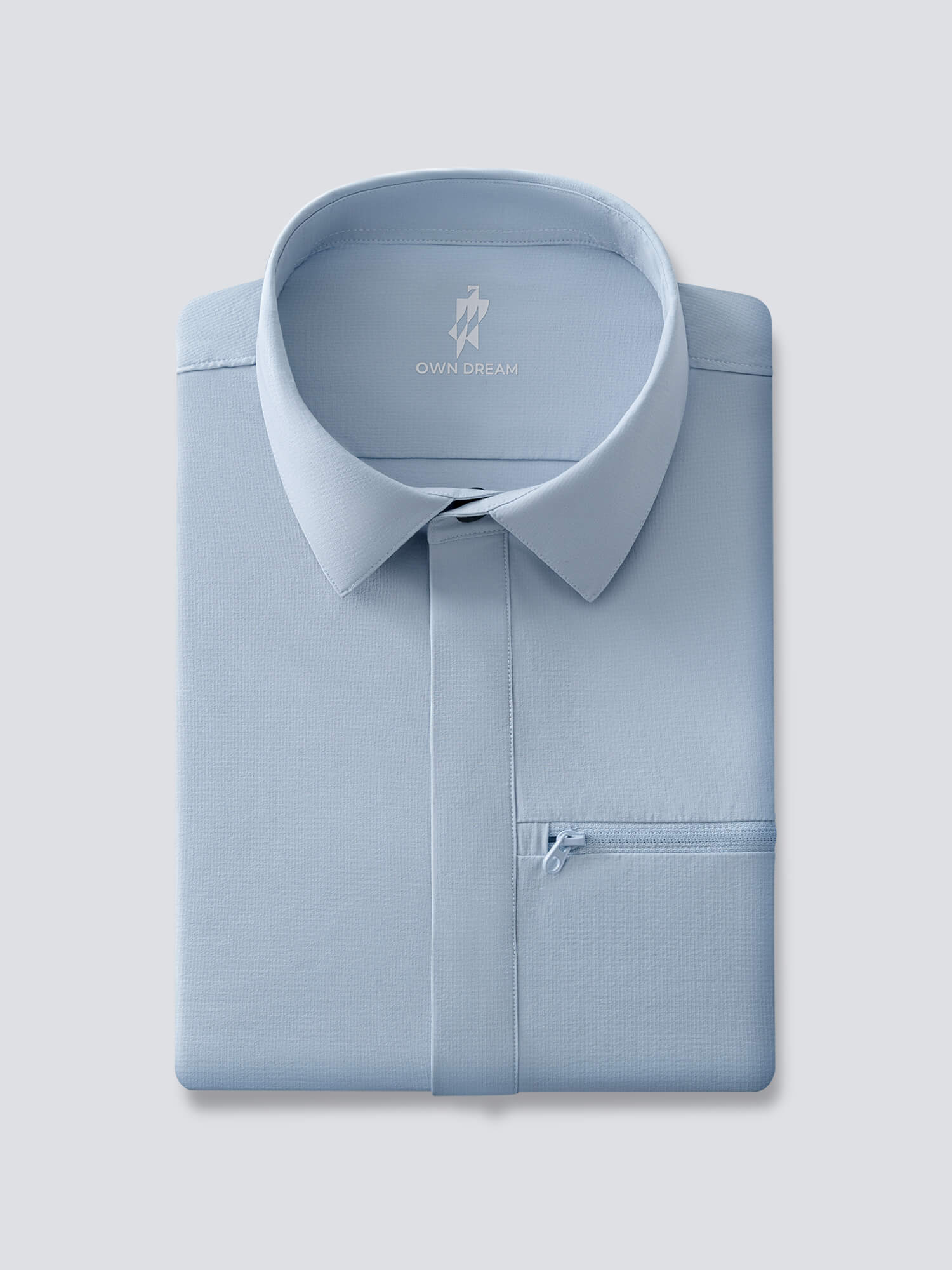 ‌Photon Blue High-Stretch Performance Shirt-Own Dream Shirts-Dress Shirts for Men