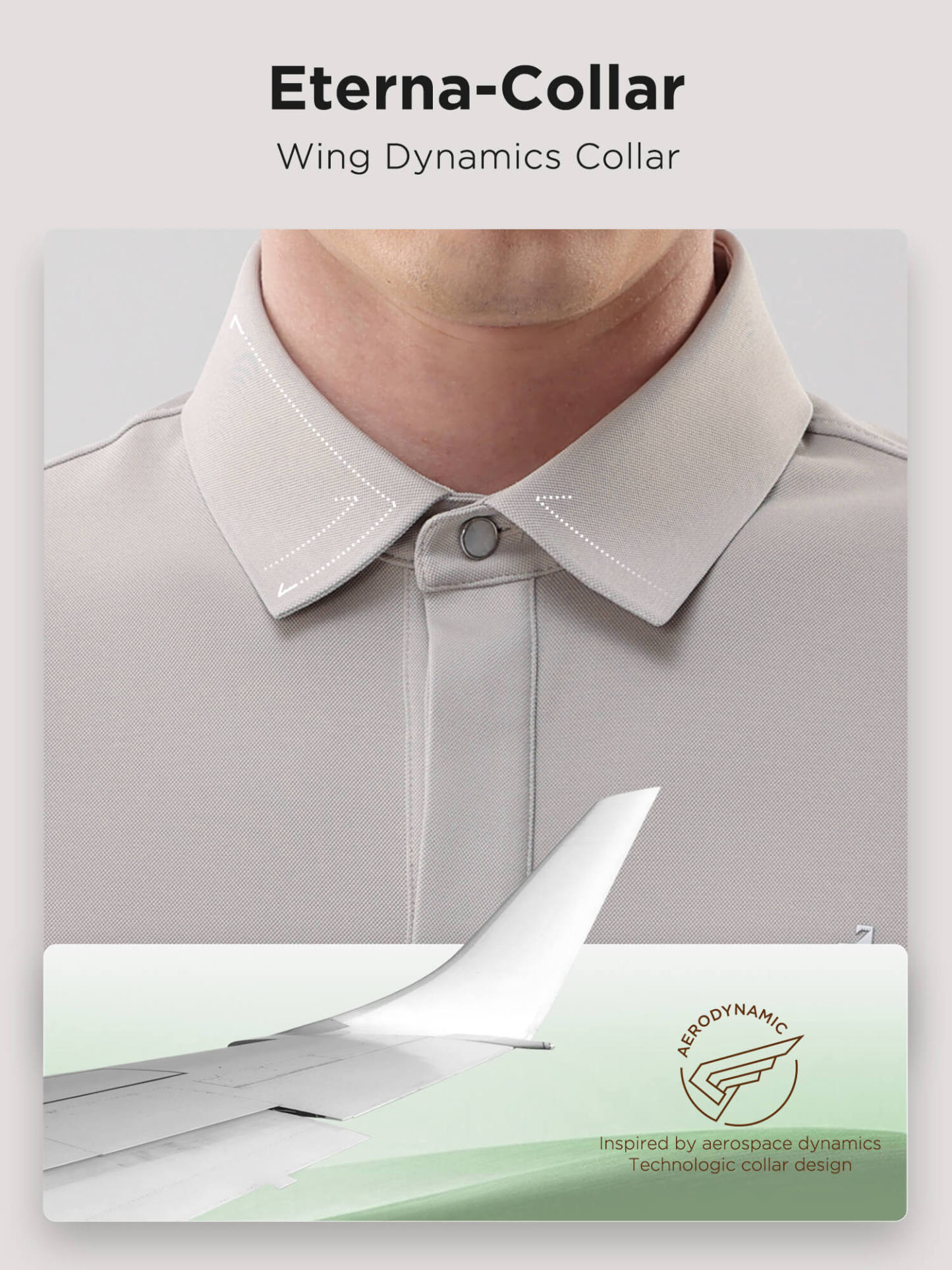 Mineral Gray High-Stretch Polo