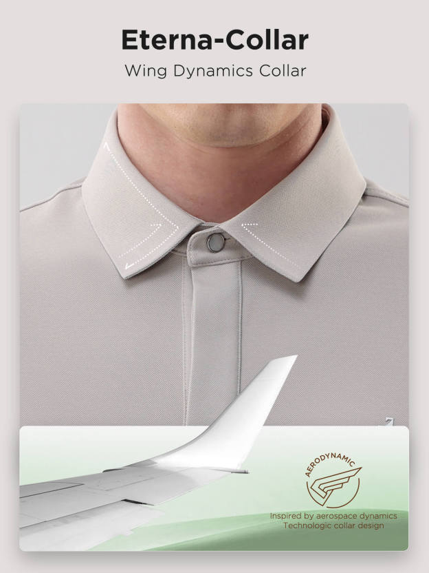 Mineral Gray High-Stretch Polo