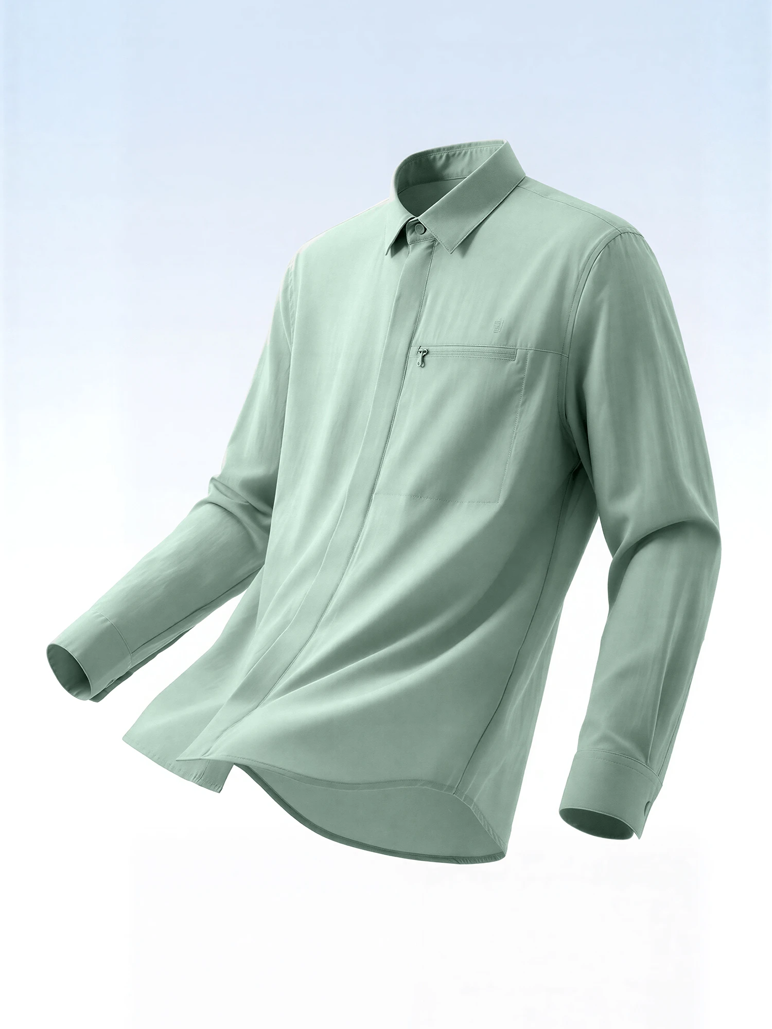 Mountain Green Travel Stretch Shirt