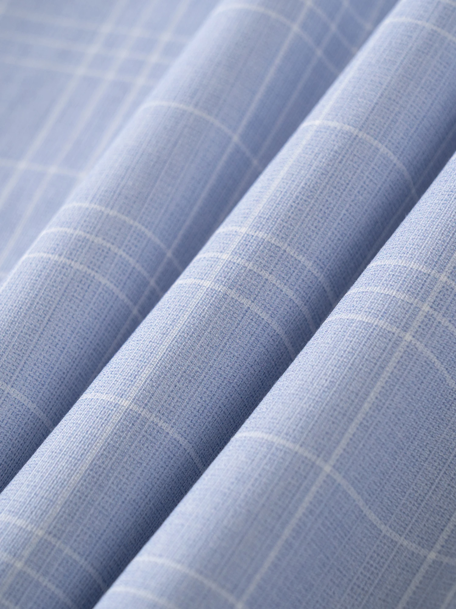 AirFlex Pro™ Sky Blue Check Stretch Shirt