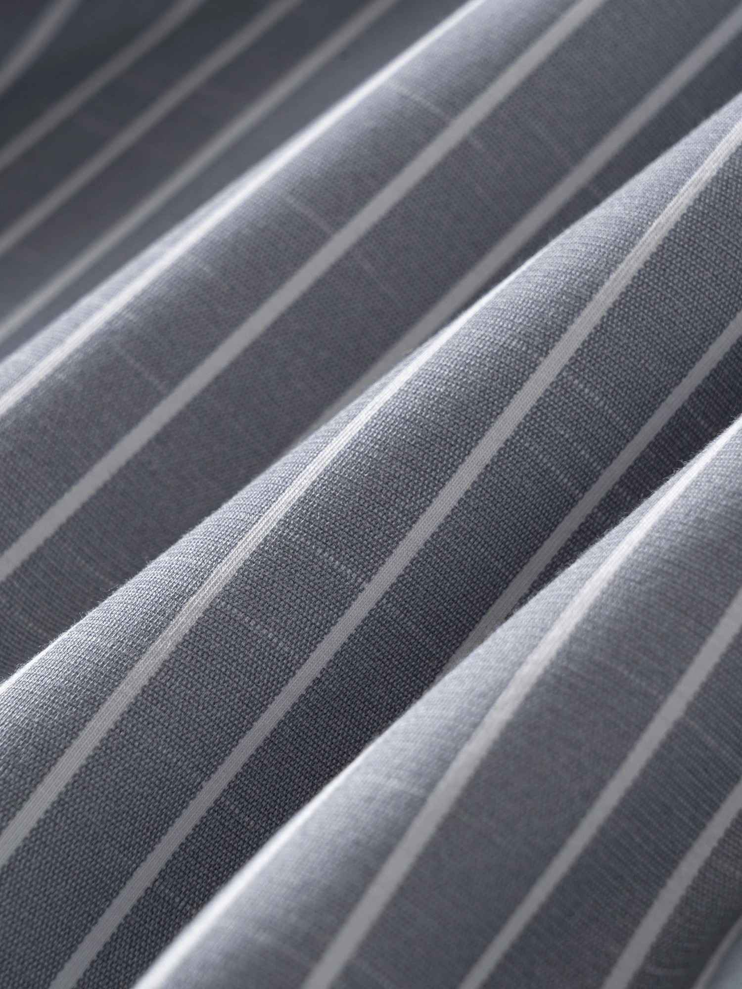 Dusk Rain Gray Stripe Stretch Shirt