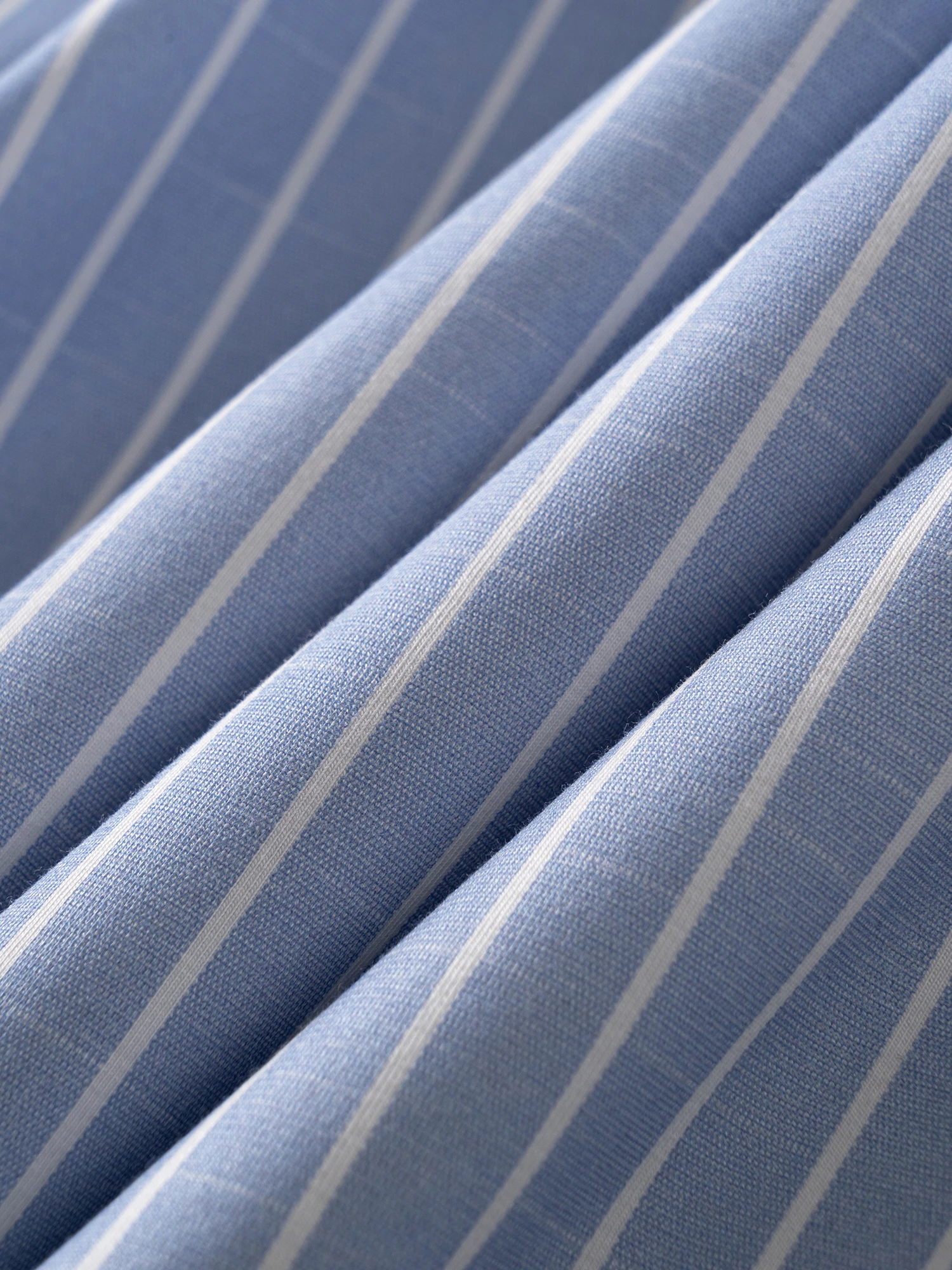 Cloud Creek Blue Stripe Stretch Shirt