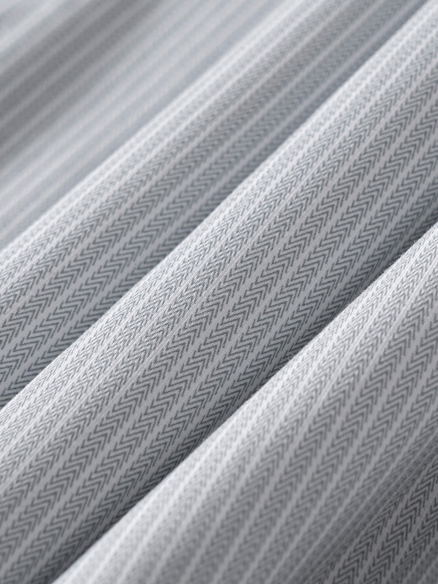 Mist Gray Stripe Pima Cotton High-Stretch Dress Shirt-Own Dream Shirts-Dress Shirts for Men