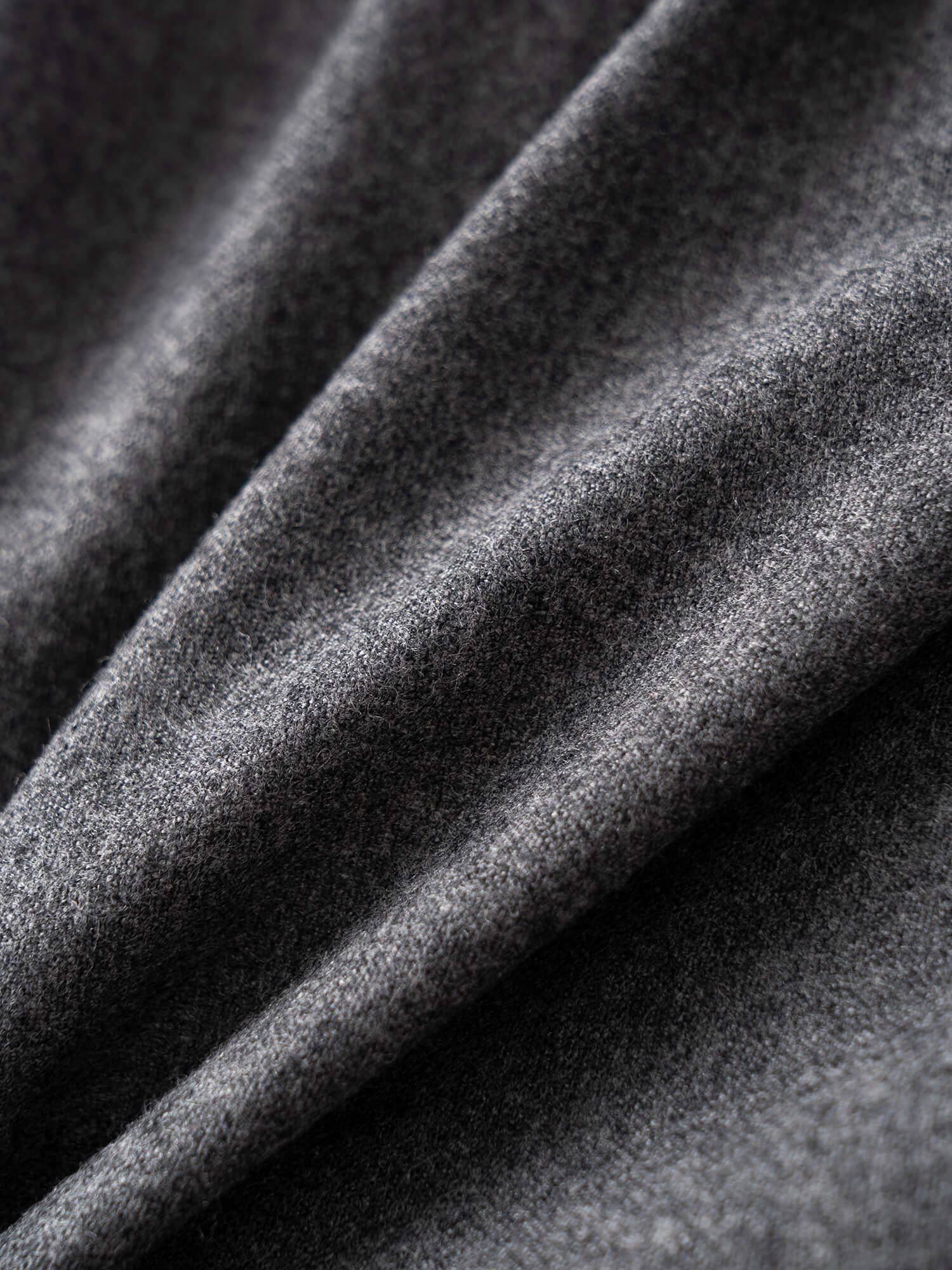 Lustrous Grey Wool Jacket