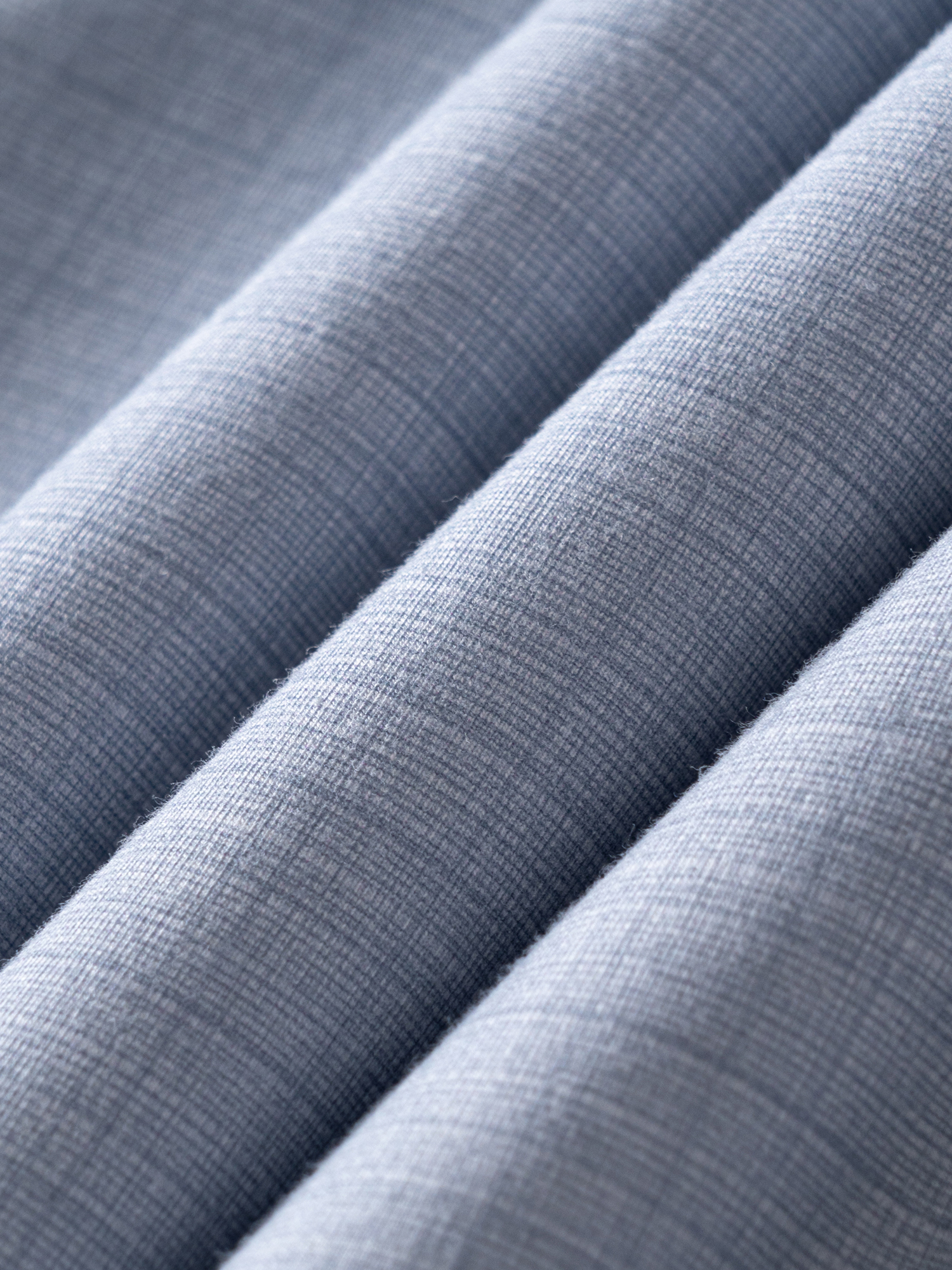 Mist Grey Cloudweave Pima Cotton High-Stretch Mulberry Silk Dress Shirt-Own Dream Shirts-Dress Shirts for Men