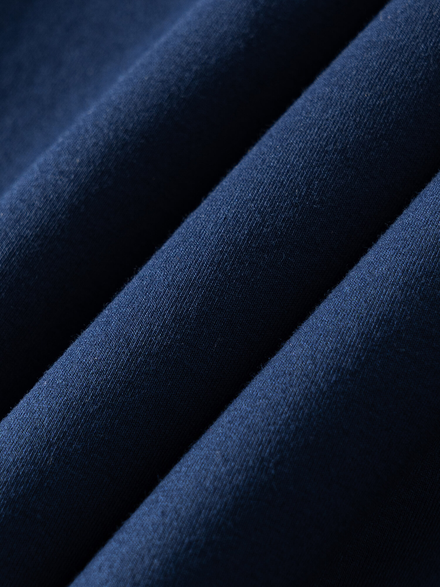 100S Thread Count High-Stretch Navy Blue Shirt