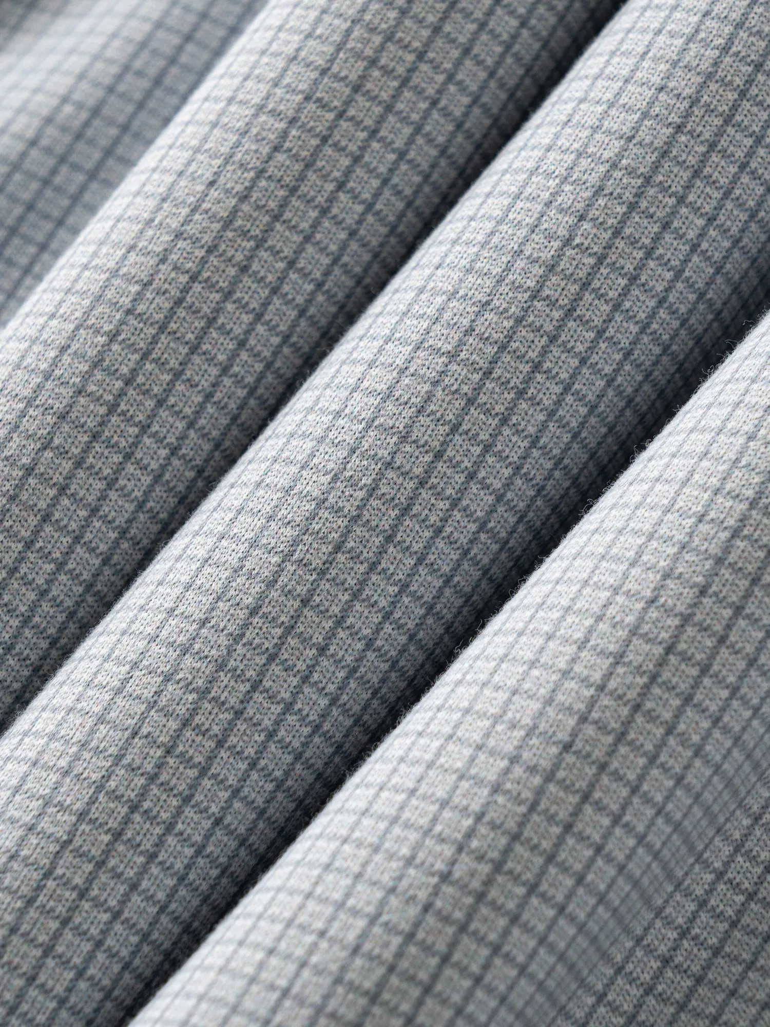 WarmTech Ultra Moonlight Gray Check Cashmere Stretch Shirt