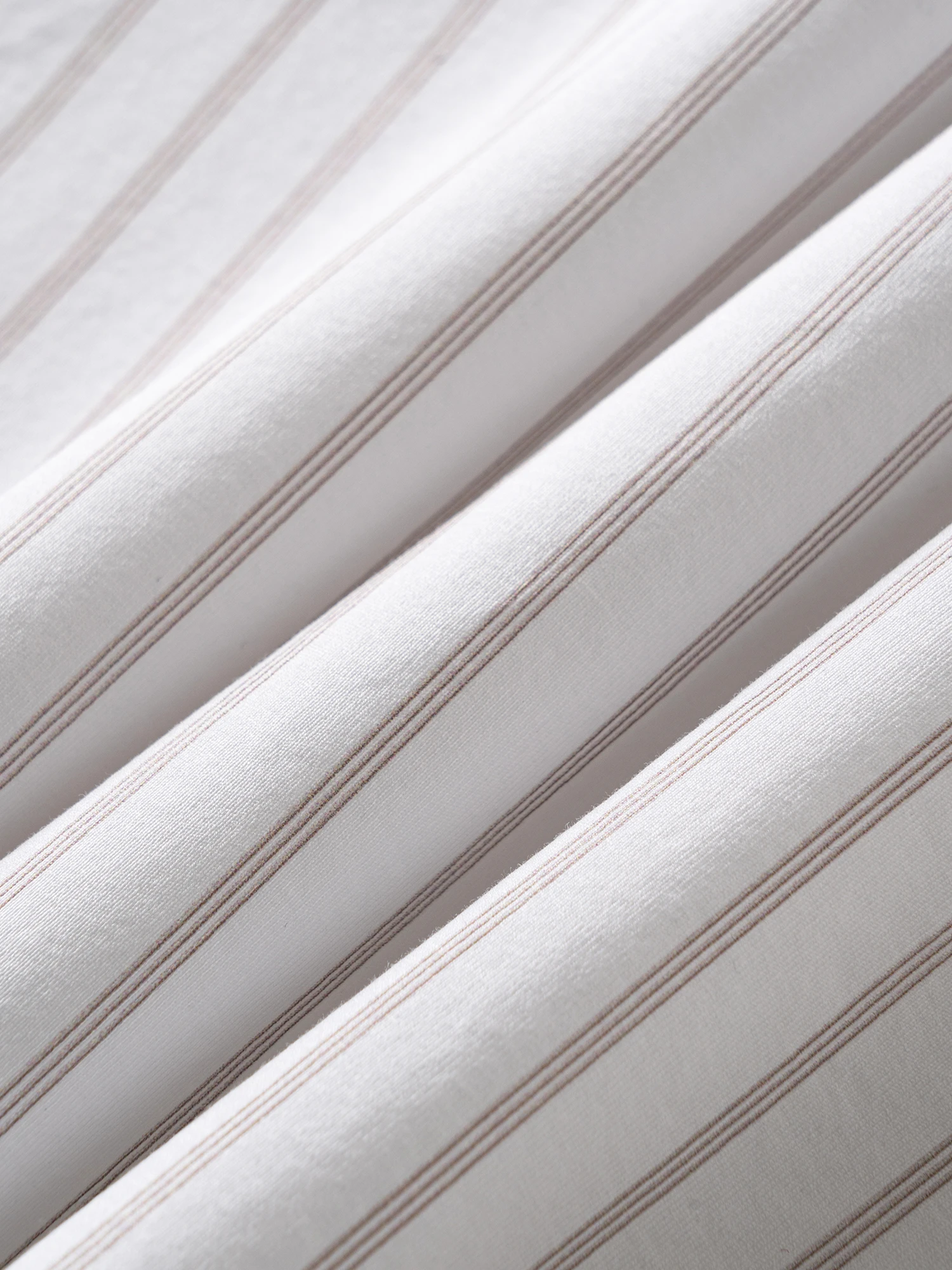 White Oak Ring Mocha Stripe Stretch Shirt