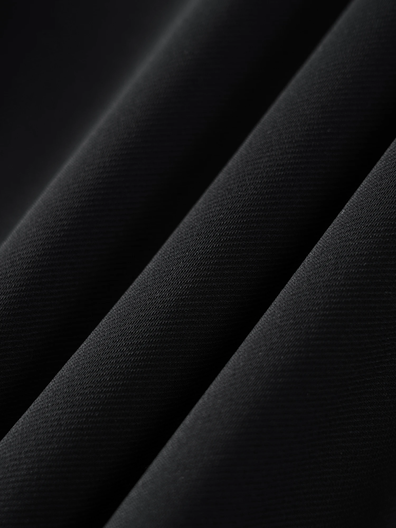 Ink Black Stretch Casual Pants