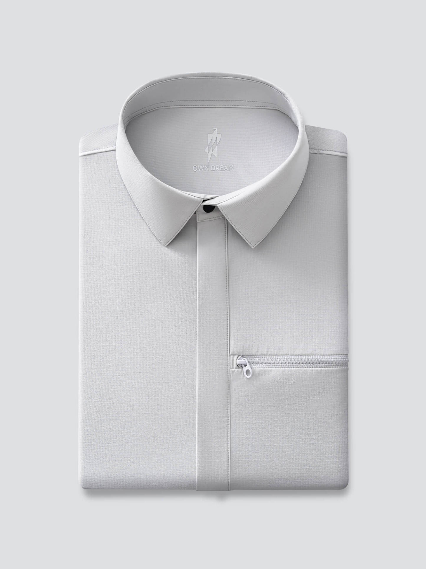Titanium Grey High-Stretch Performance Shirt