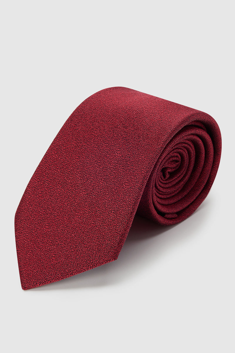 Red Cashmere Silk Necktie-OWN DREAM Shirts