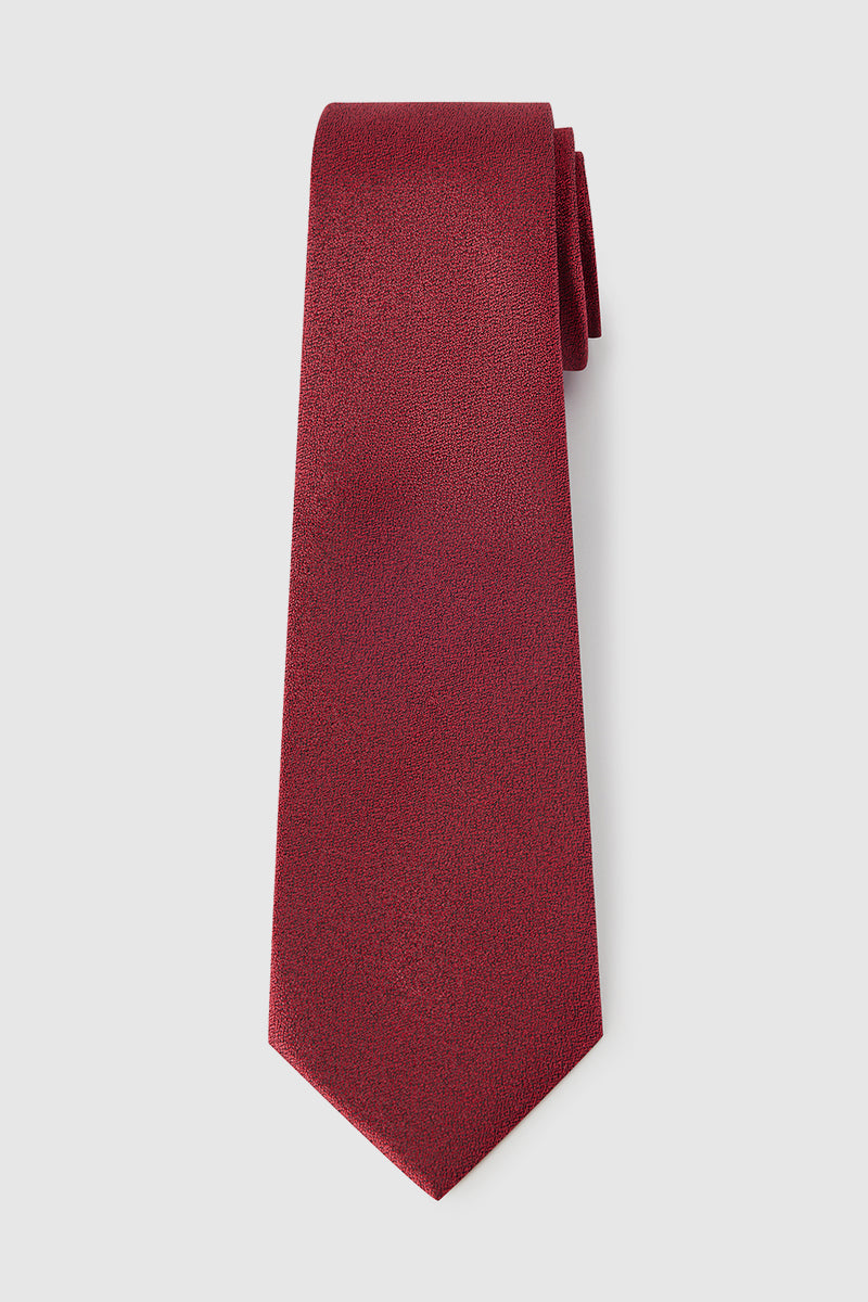 Red Cashmere Silk Necktie-OWN DREAM Shirts