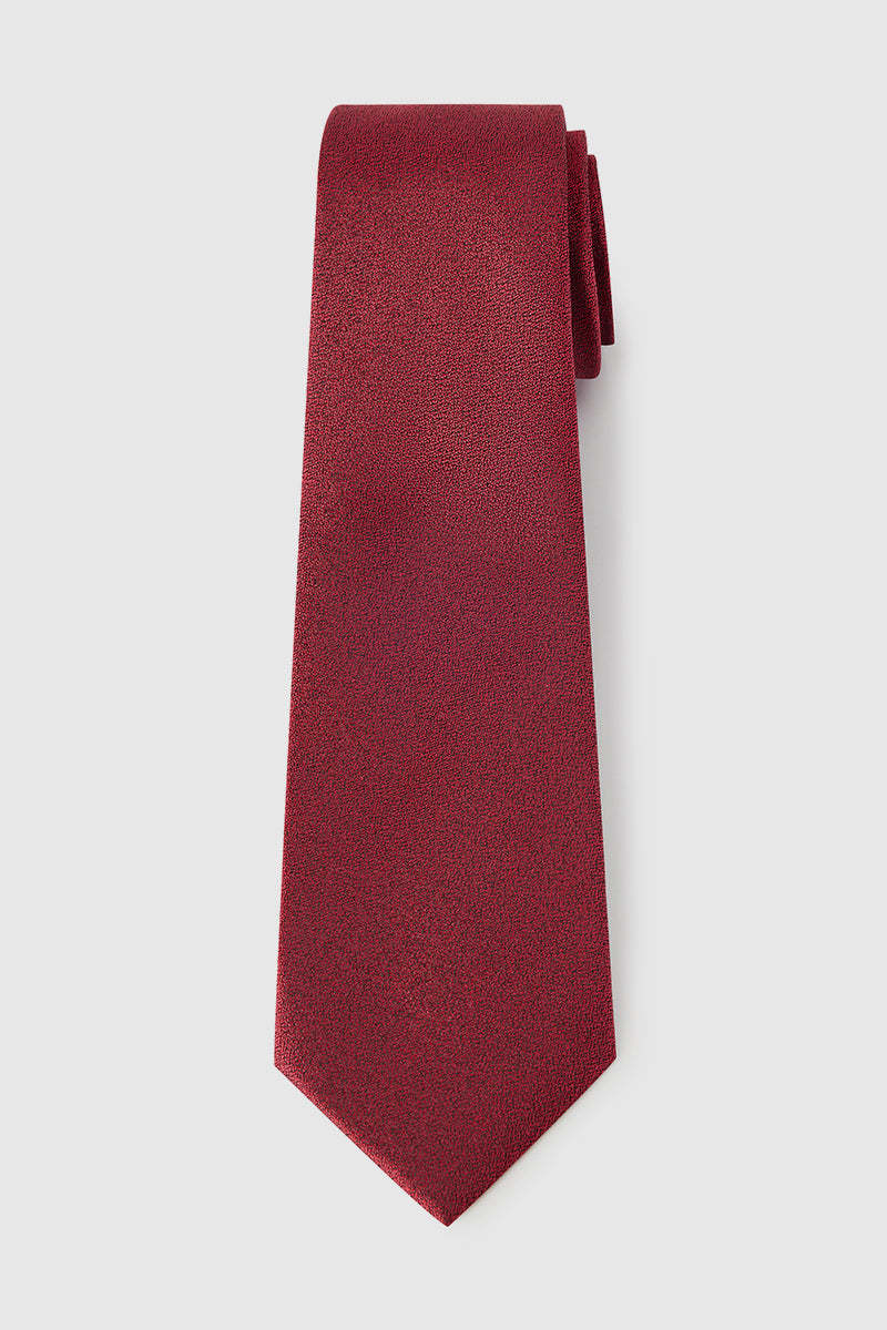 Red Cashmere Silk Necktie-OWN DREAM Shirts