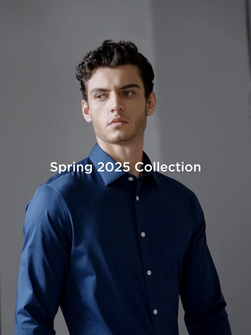 S50 Dusk Brocade Blue High-Stretch Shirt