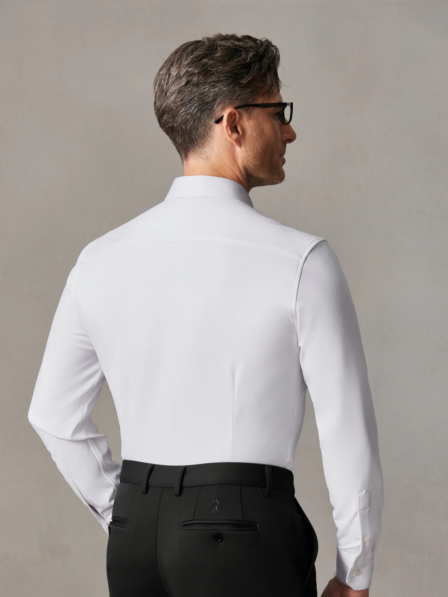 Classic White Shirt & Black Pants Set