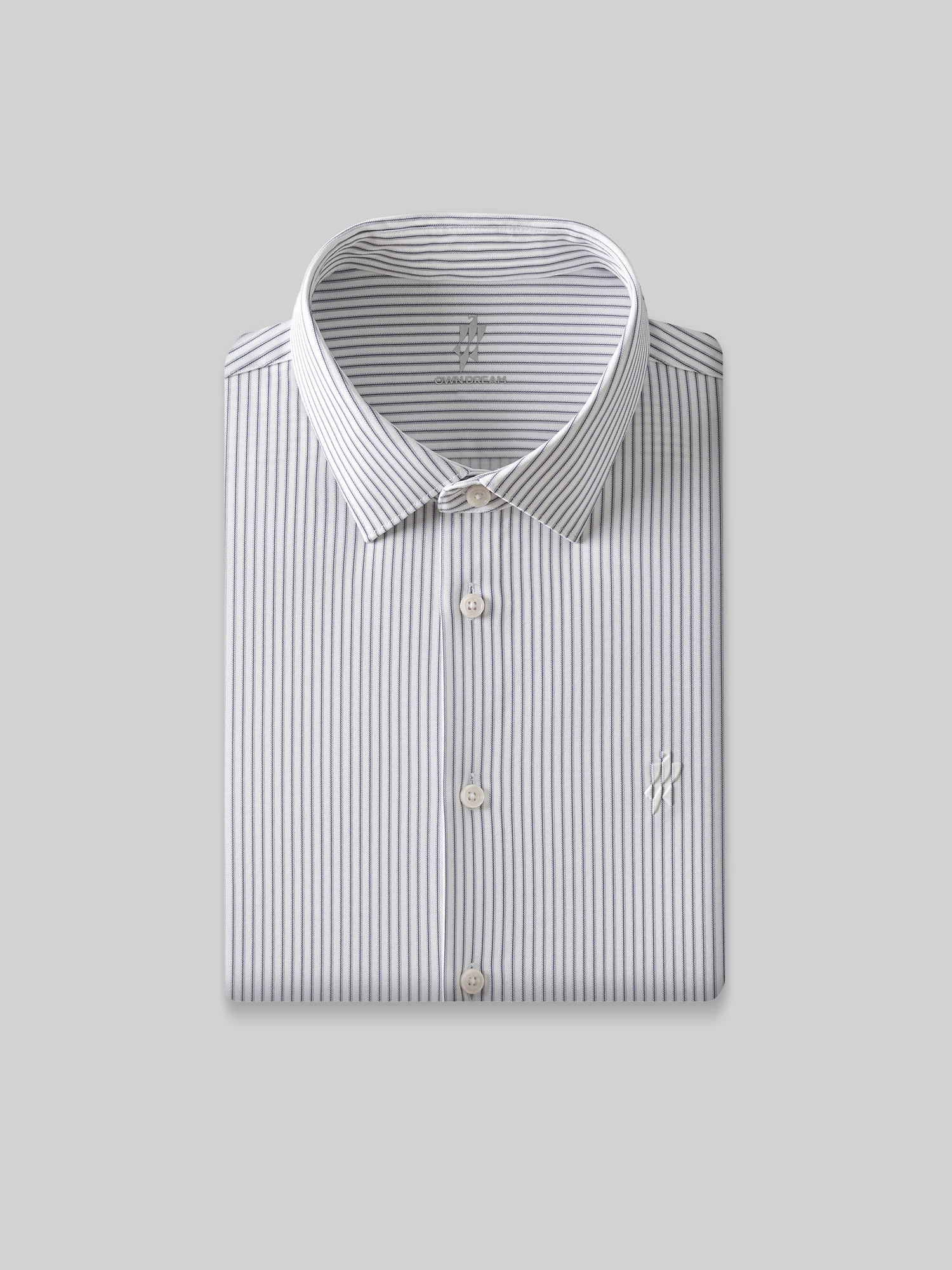 AirFlex Pro™ Stone Gray Stripe Stretch Shirt