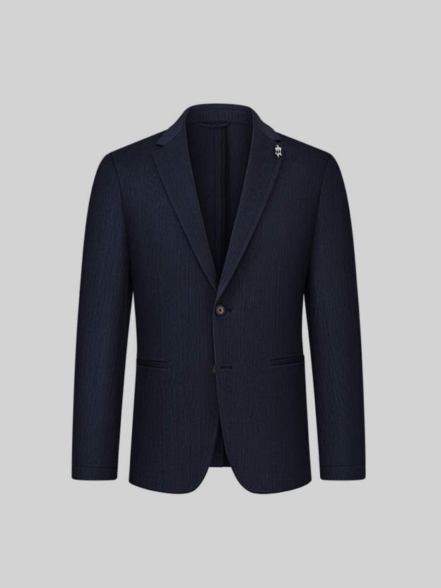 Midnight Navy Stretch Blazer