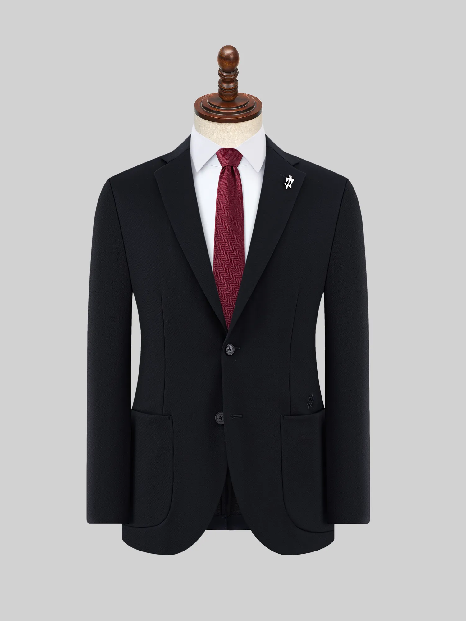 WarmTech Ultra Wool Sky Deep Navy Stretch Blazer