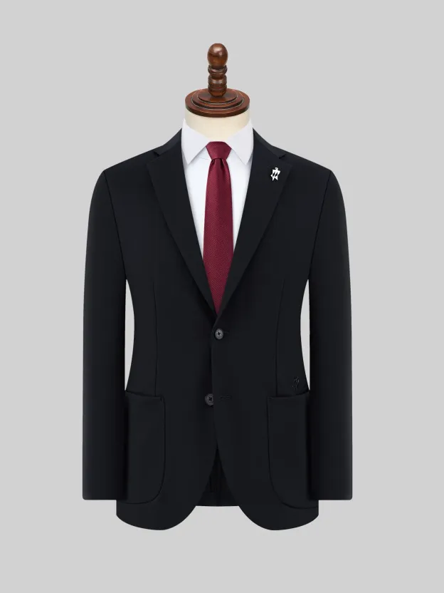 WarmTech Ultra Wool Sky Deep Navy Stretch Blazer