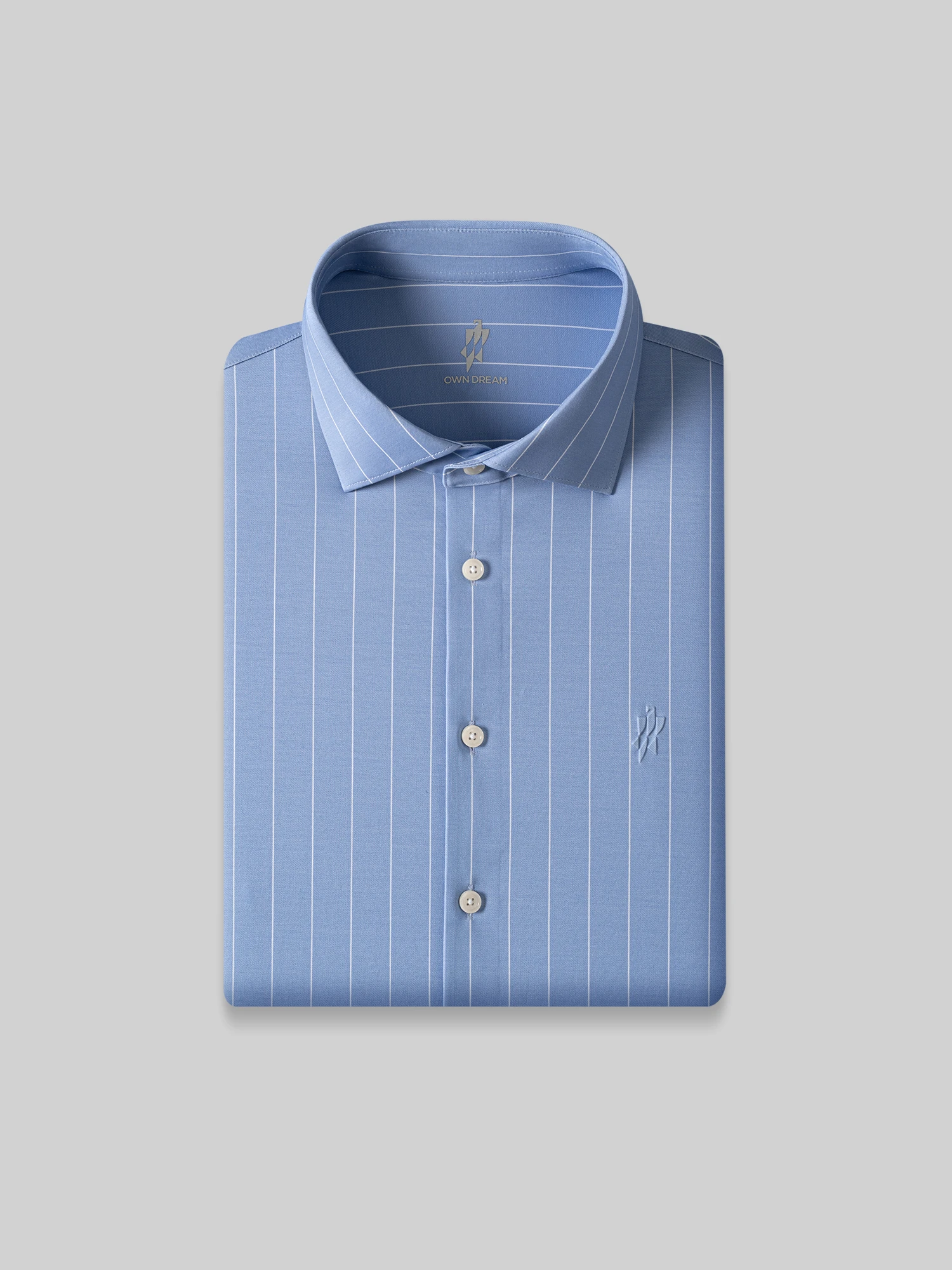 Frost Blue Stripe Stretch Shirt