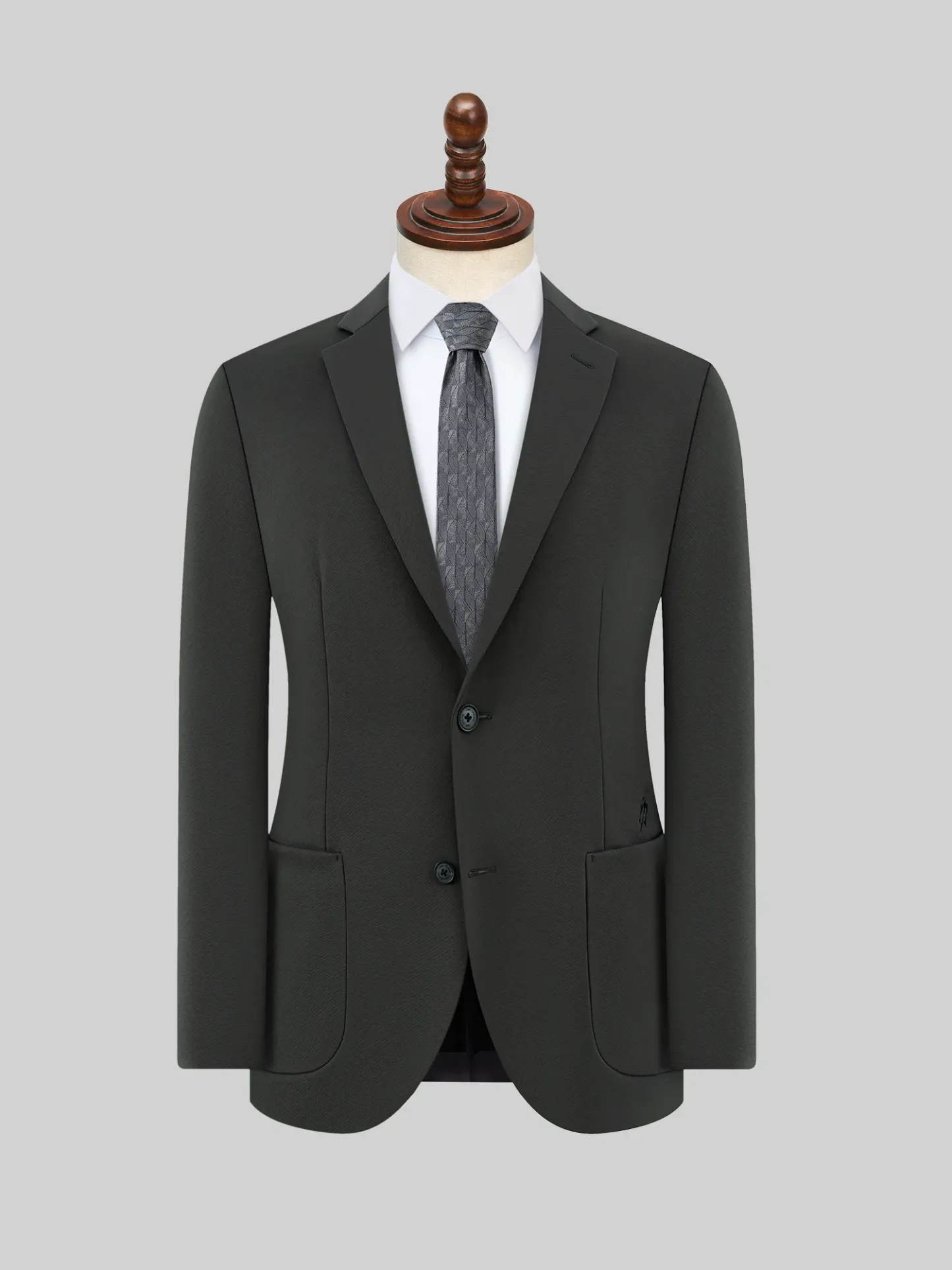 WarmTech Ultra Wool Olive Gray Stretch Blazer