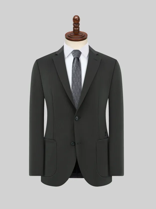 WarmTech Ultra Wool Olive Gray Stretch Blazer