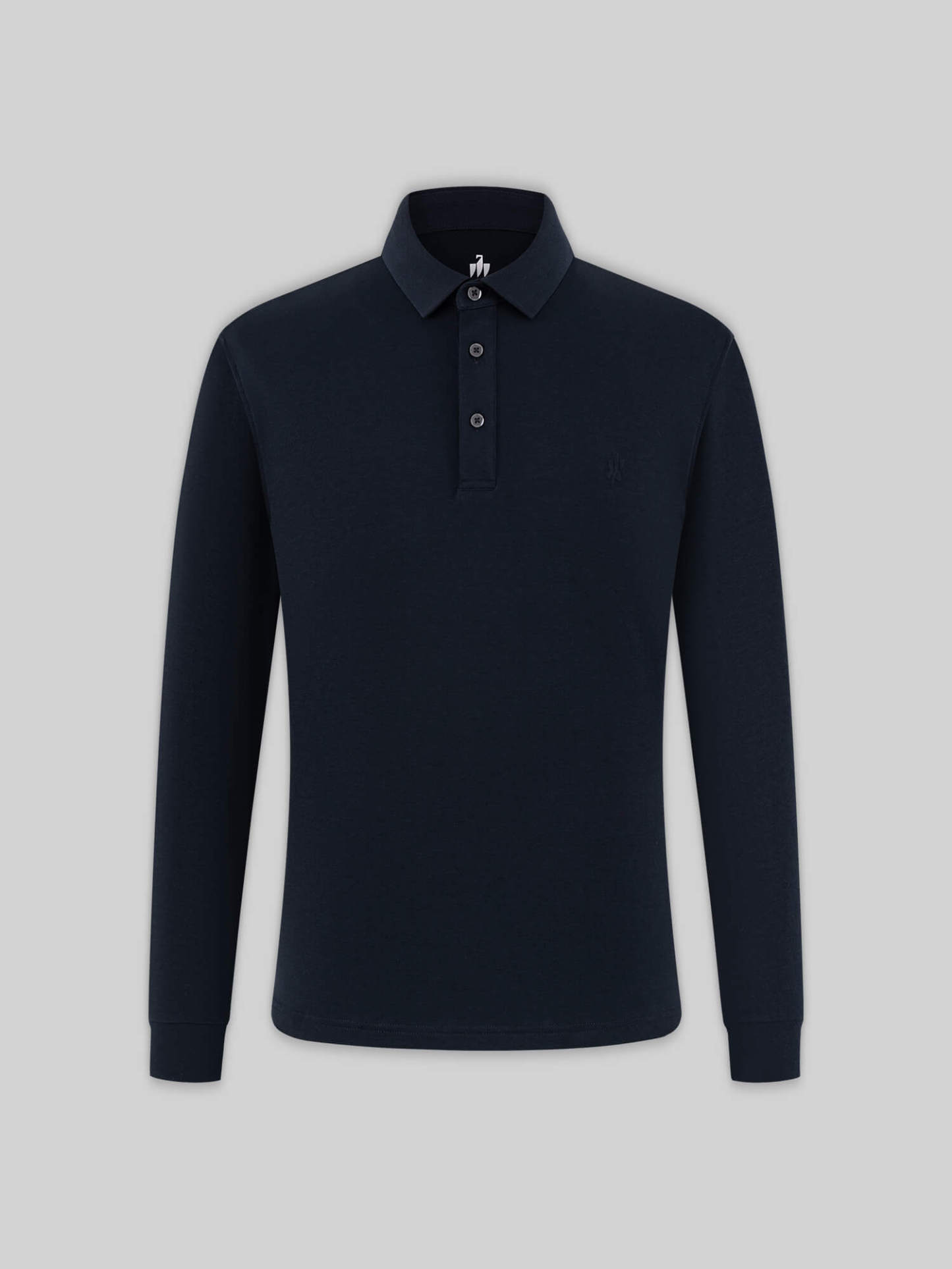 Evergreen Sage Long-Sleeve Stretch Polo