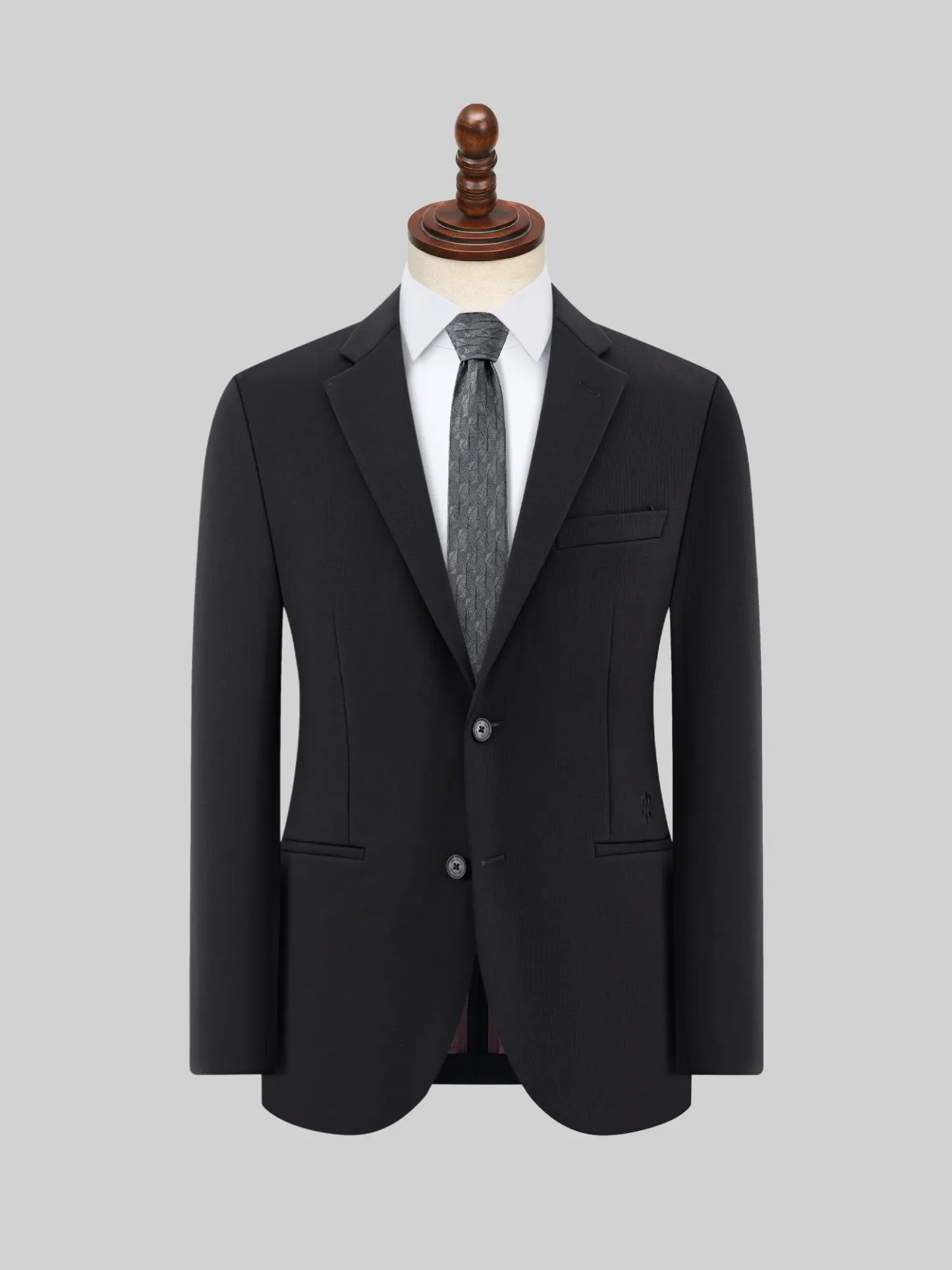 Falcon Black Shadow Plaid Stretch Blazer