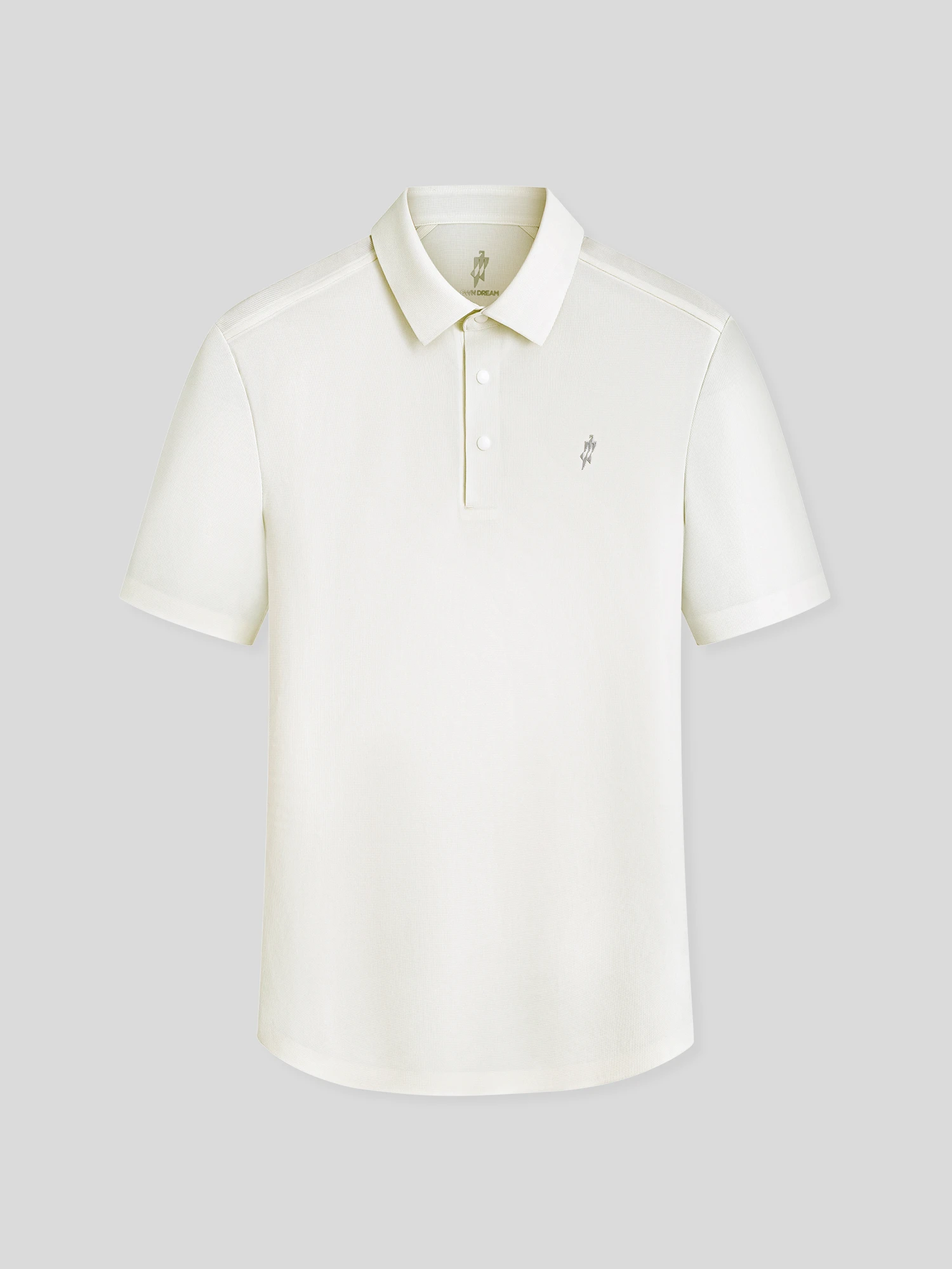 Cloud White Stretch Polo