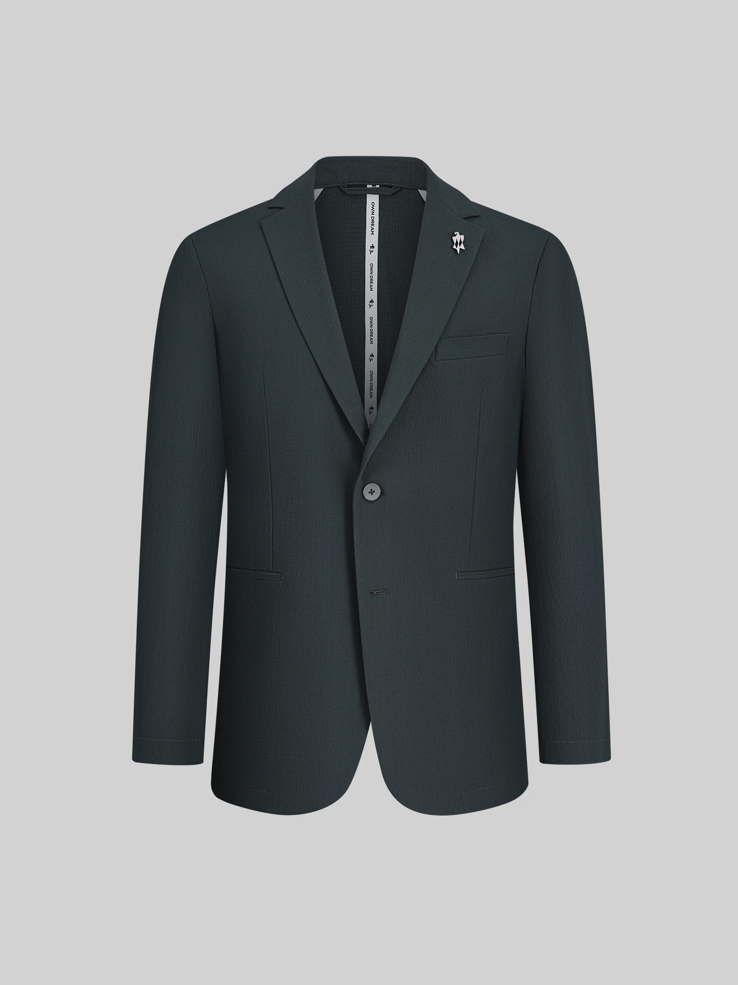 Cloud Gray Stretch Blazer