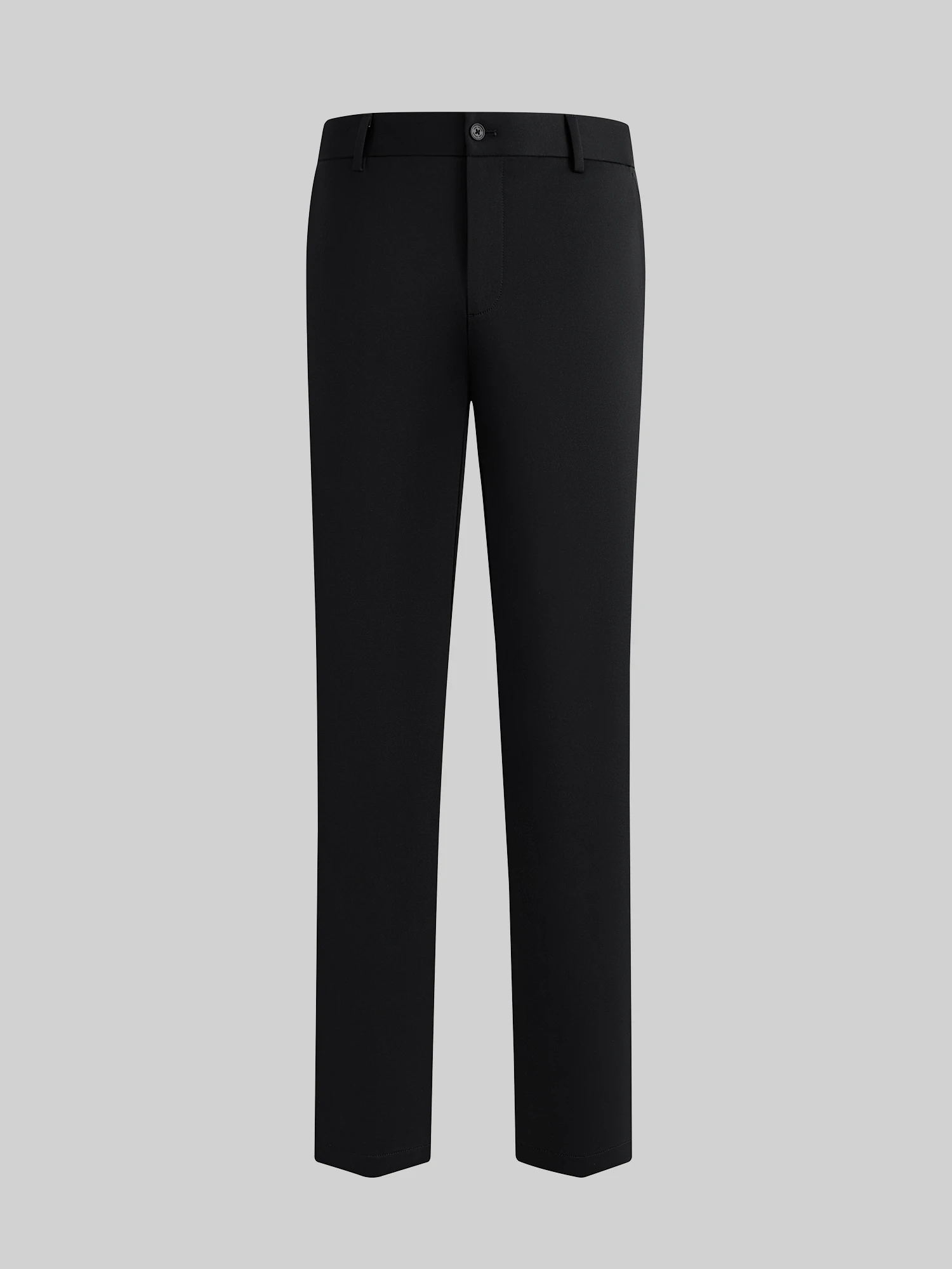 Ink Black Stretch Casual Pants