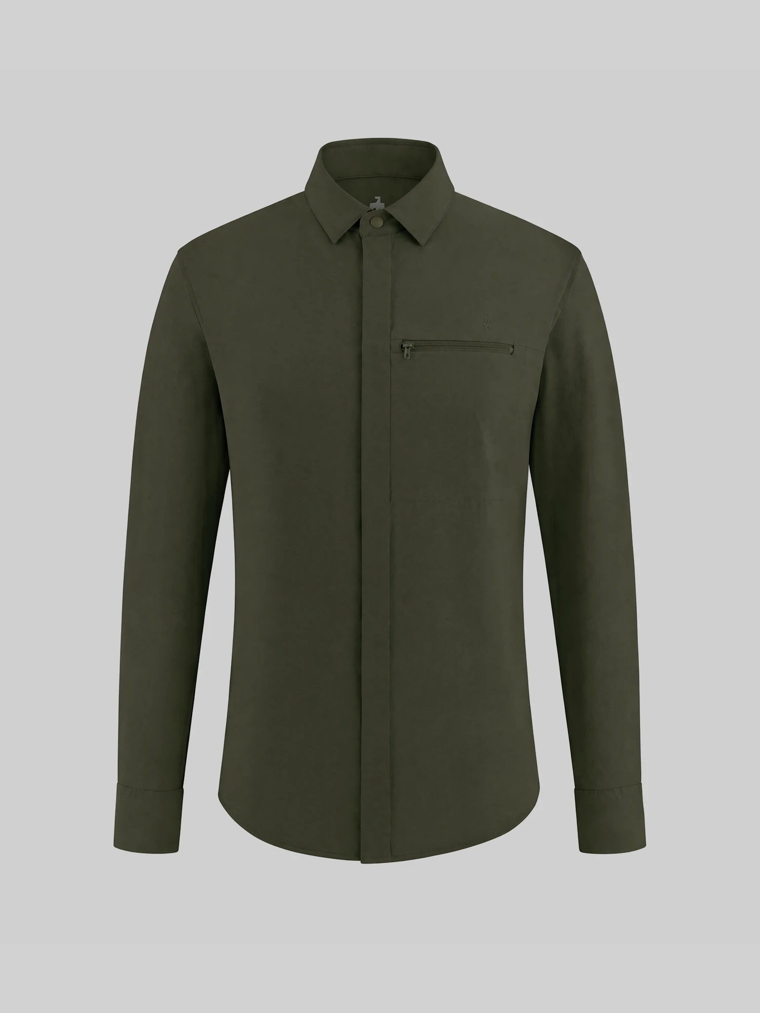 Trail Teal Travel Stretch Shirt
