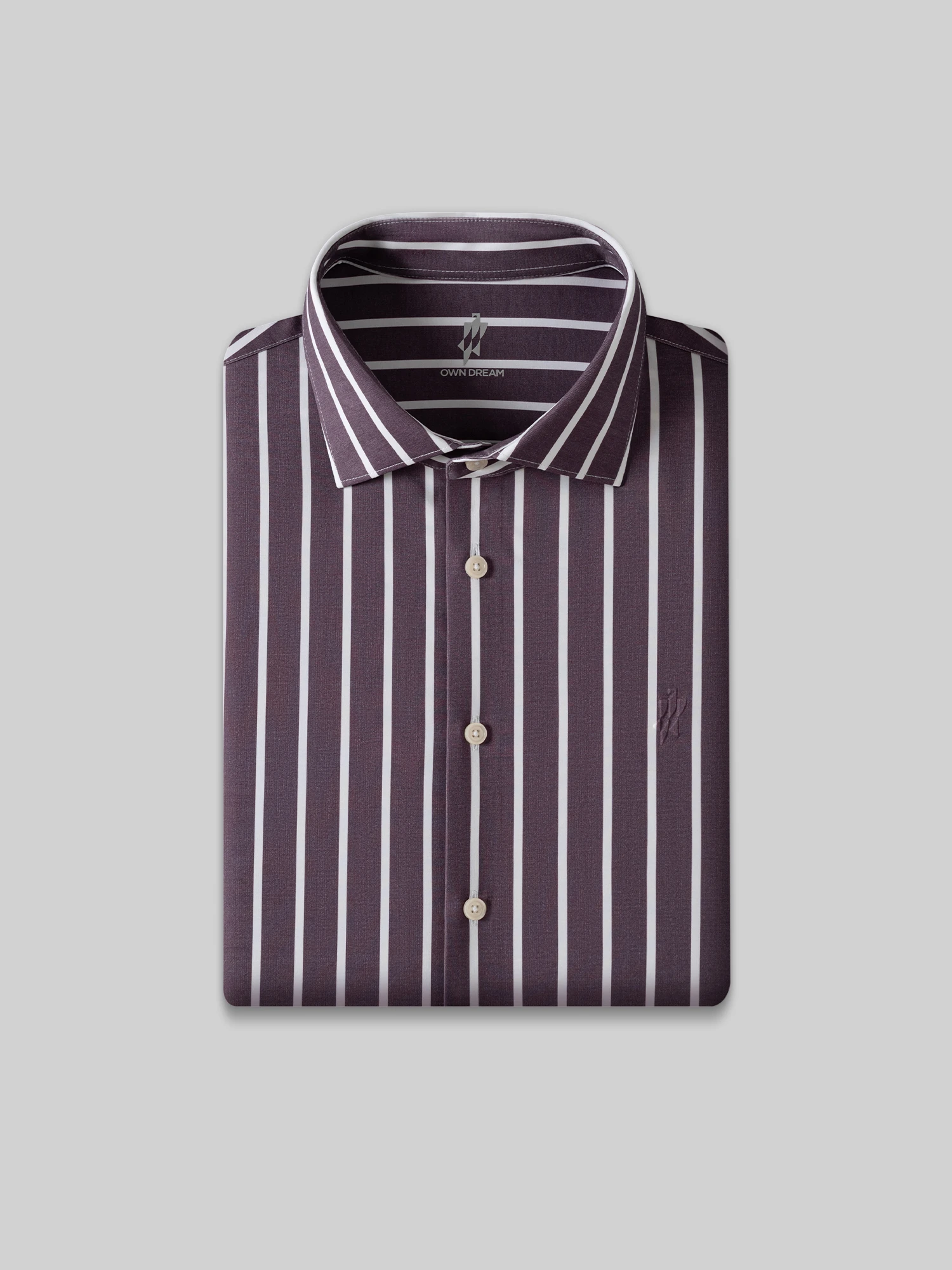 Lavender Stripe Stretch Shirt