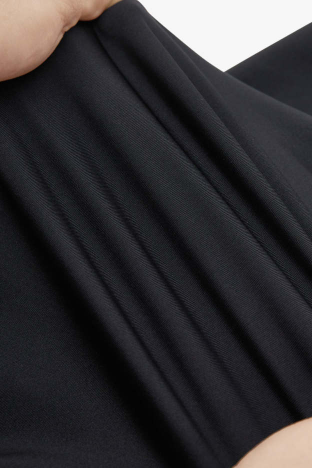 Non-Iron Stretch Black Short Sleeve Shirt-OWN DREAM Shirts