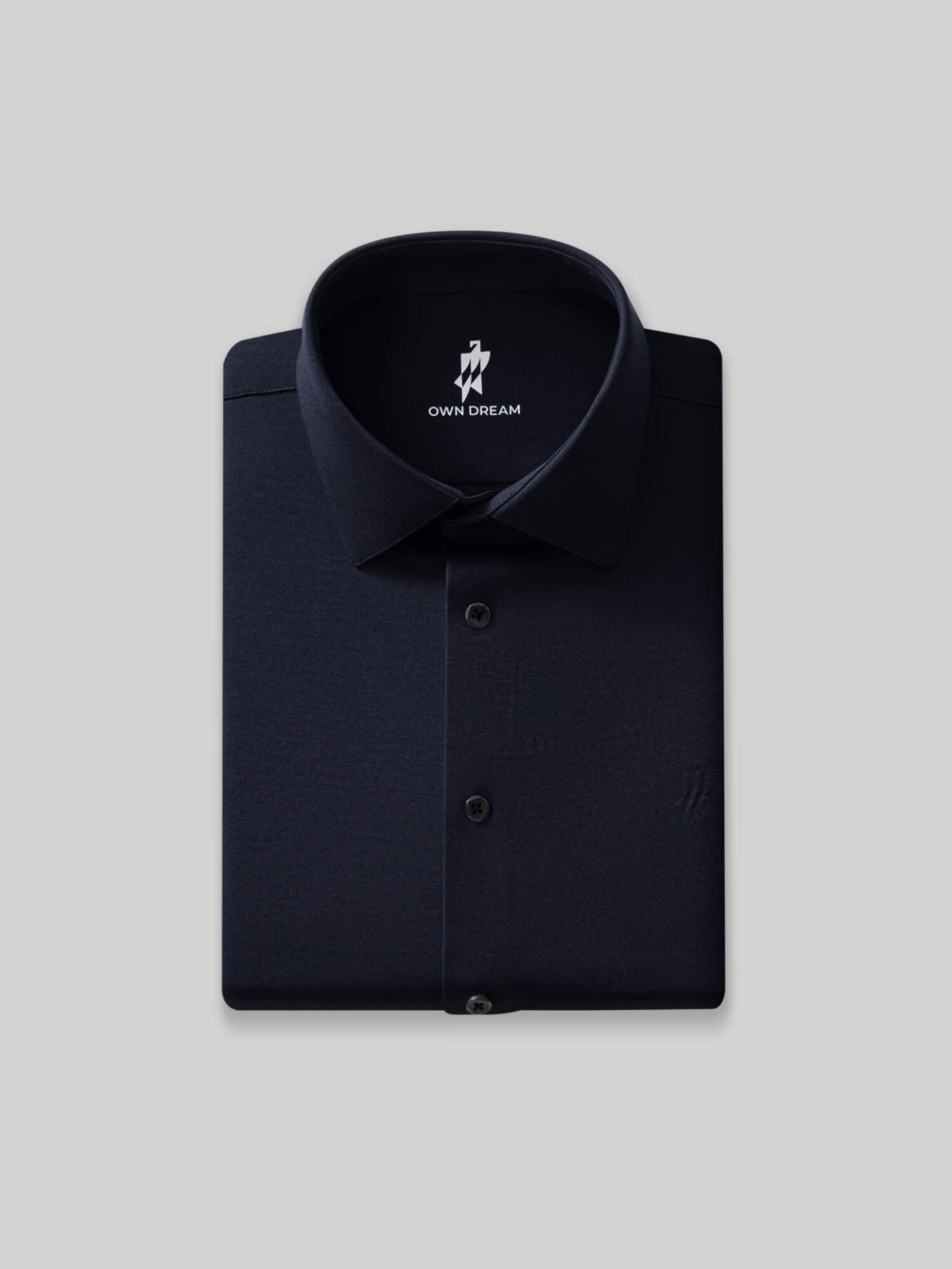 S50 Ice-Glazed Silk Blue​ Shirt​-Own Dream Shirts-Dress Shirts for Men