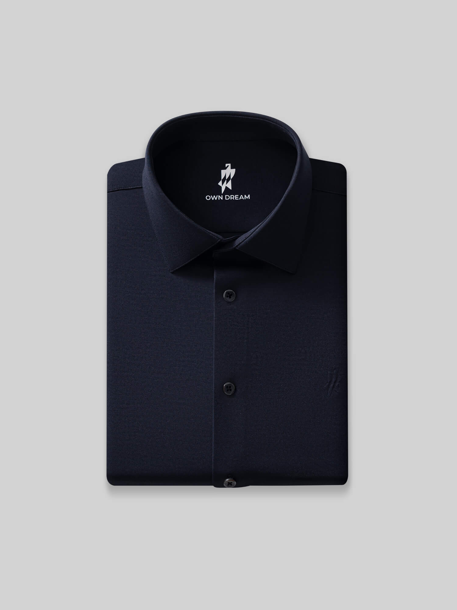 S50 Ice-Glazed Silk Blue​ Shirt​-Own Dream Shirts-Dress Shirts for Men