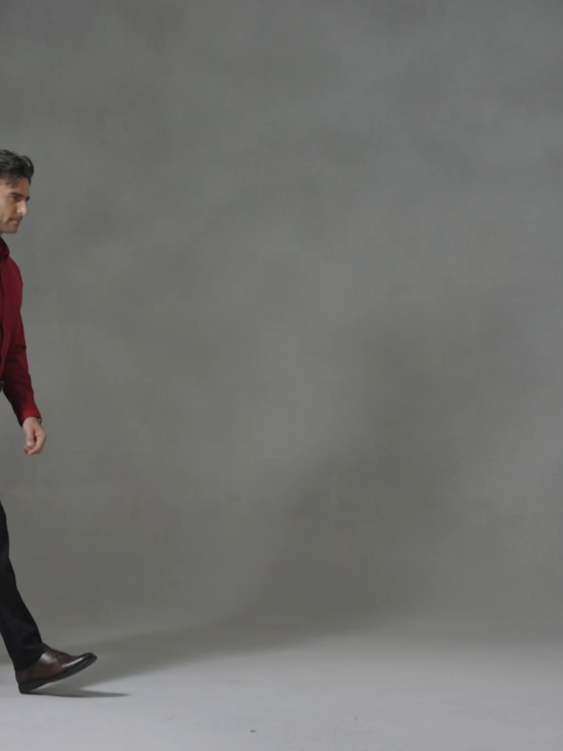 Bordeaux Red Stretch Shirt