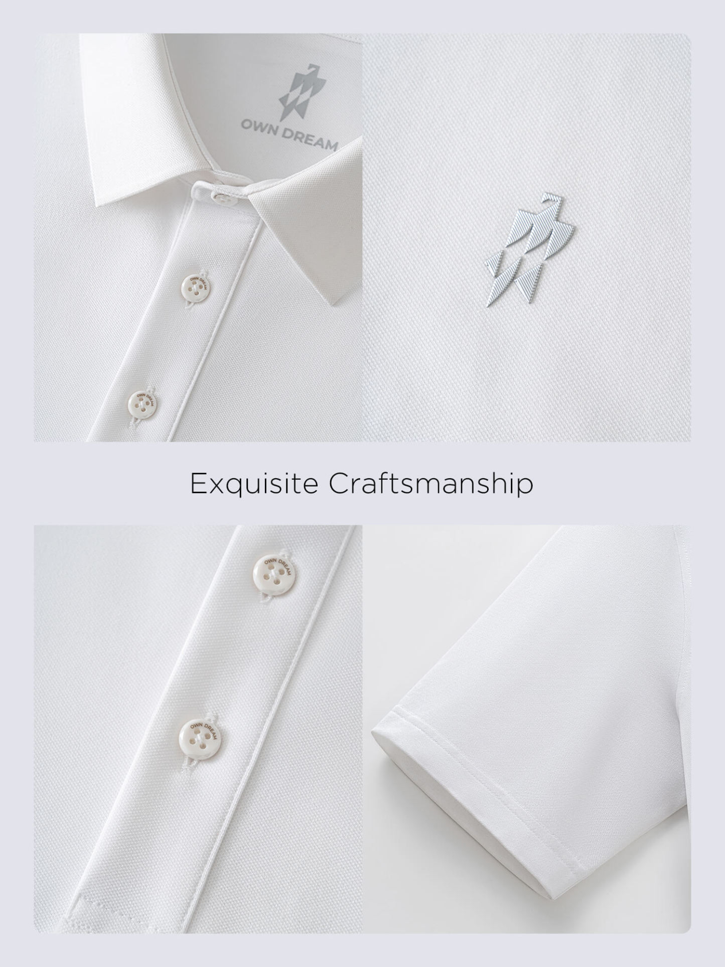 Ivory White High-Stretch Polo
