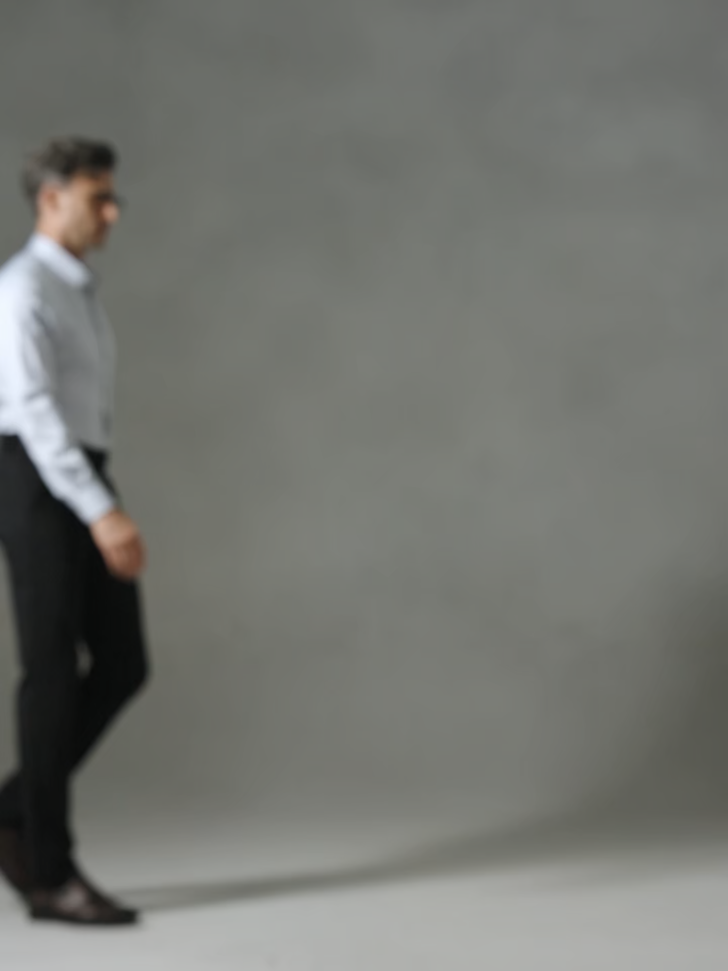 Mist Gray Stripe Pima Cotton High-Stretch Dress Shirt