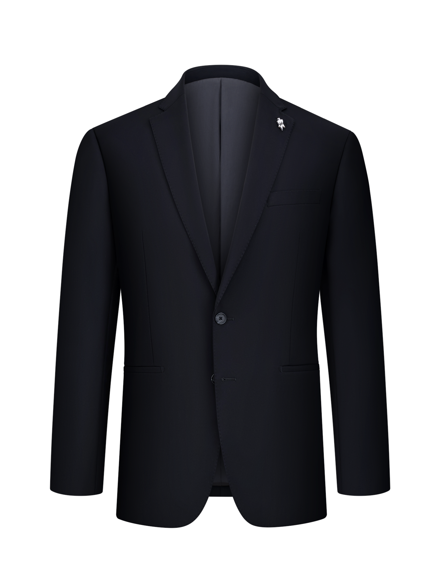 Titanium Black Stretch Suit